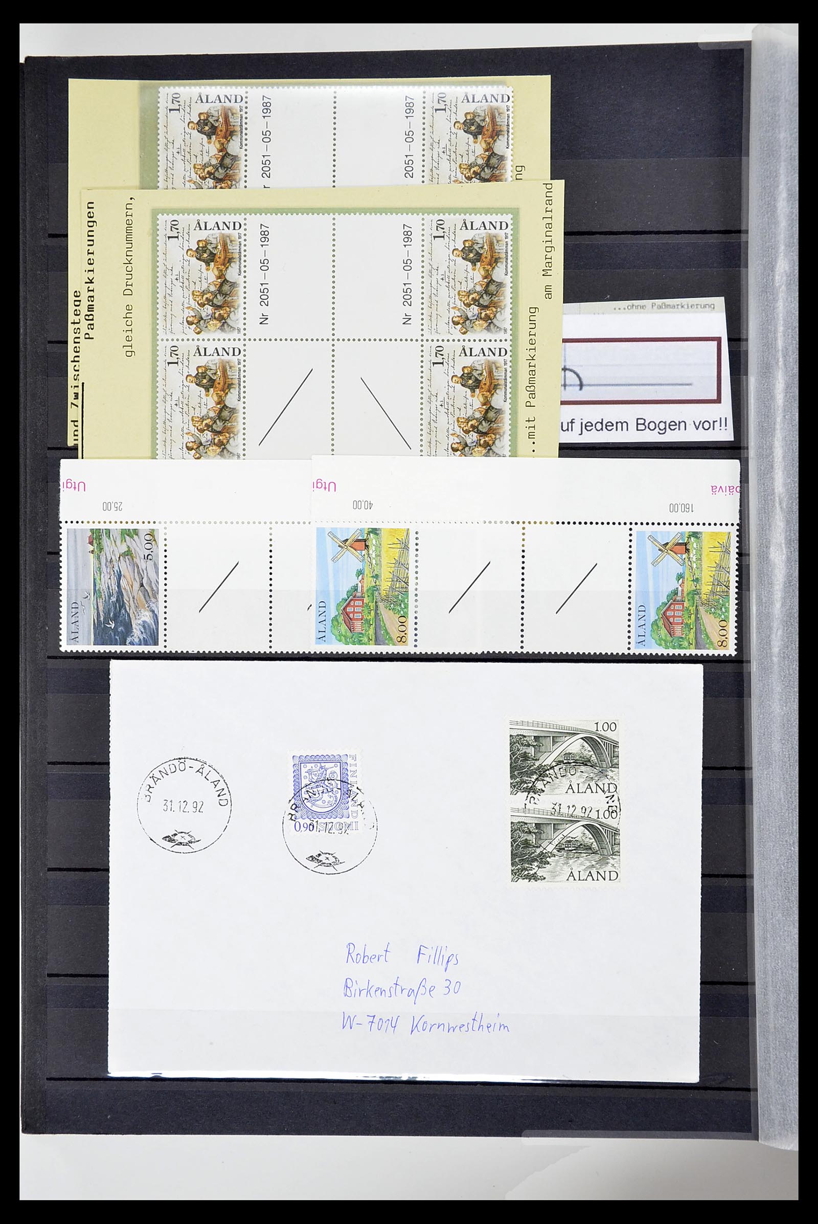 34594 060 - Postzegelverzameling 34594 Aland 1984-2010.
