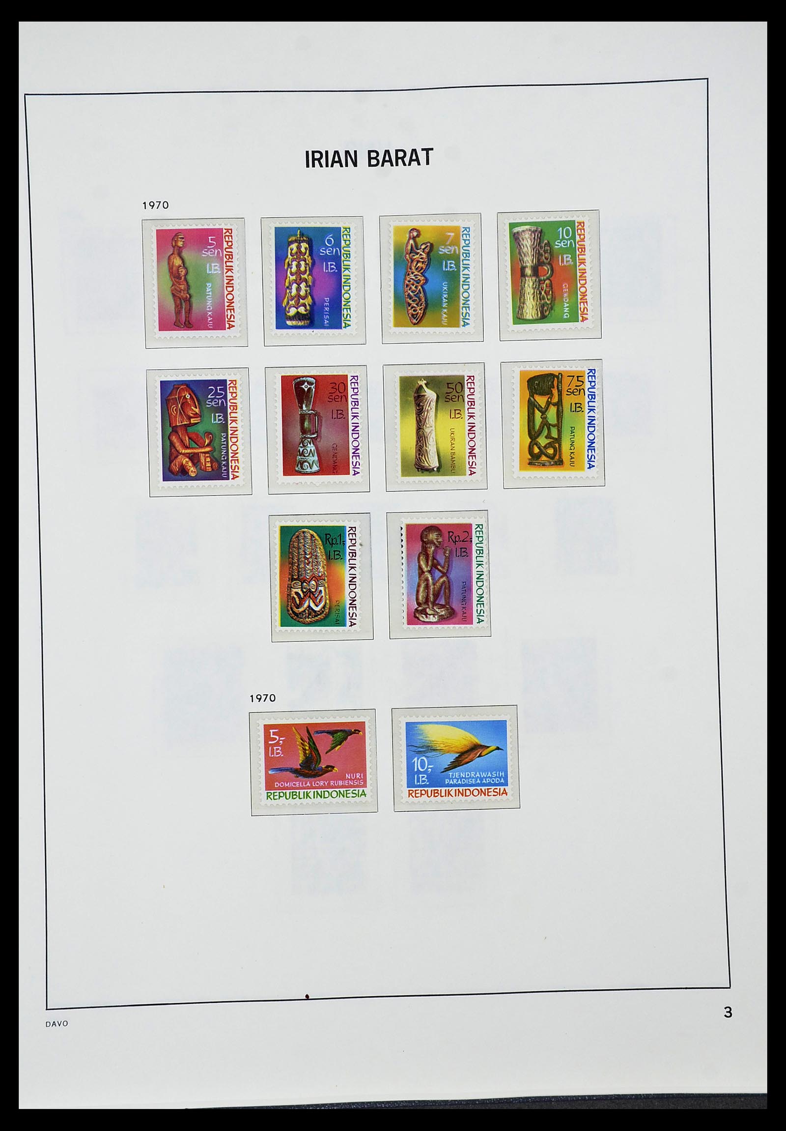 34596 067 - Postzegelverzameling 34596 Indonesië 1949-1991.