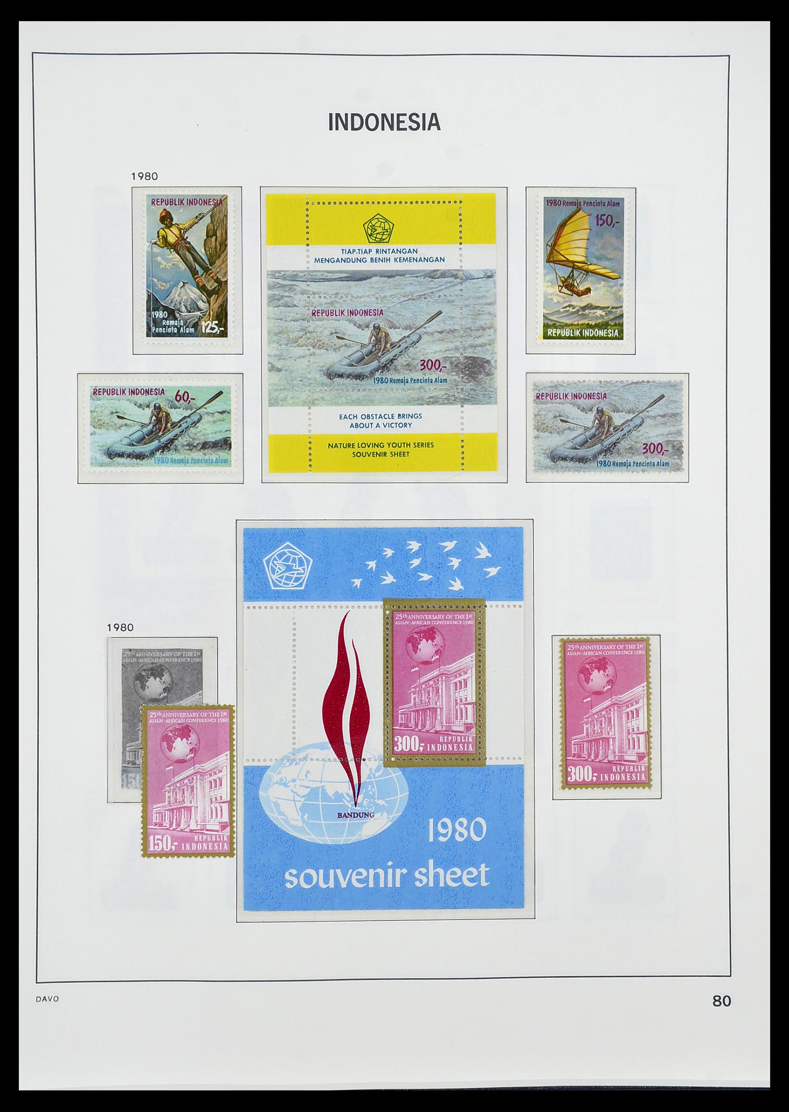 34596 091 - Postzegelverzameling 34596 Indonesië 1949-1991.