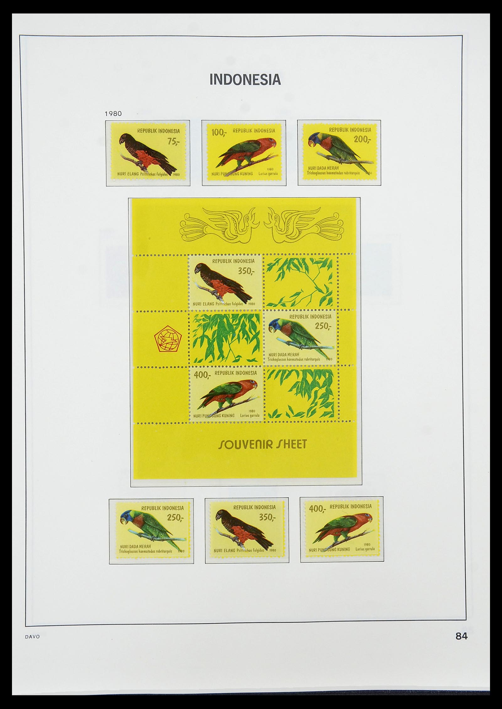 34596 095 - Postzegelverzameling 34596 Indonesië 1949-1991.