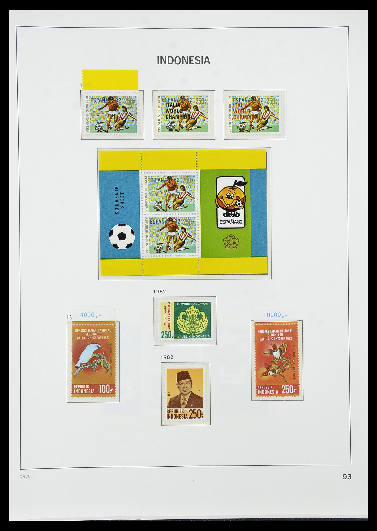 34596 104 - Postzegelverzameling 34596 Indonesië 1949-1991.