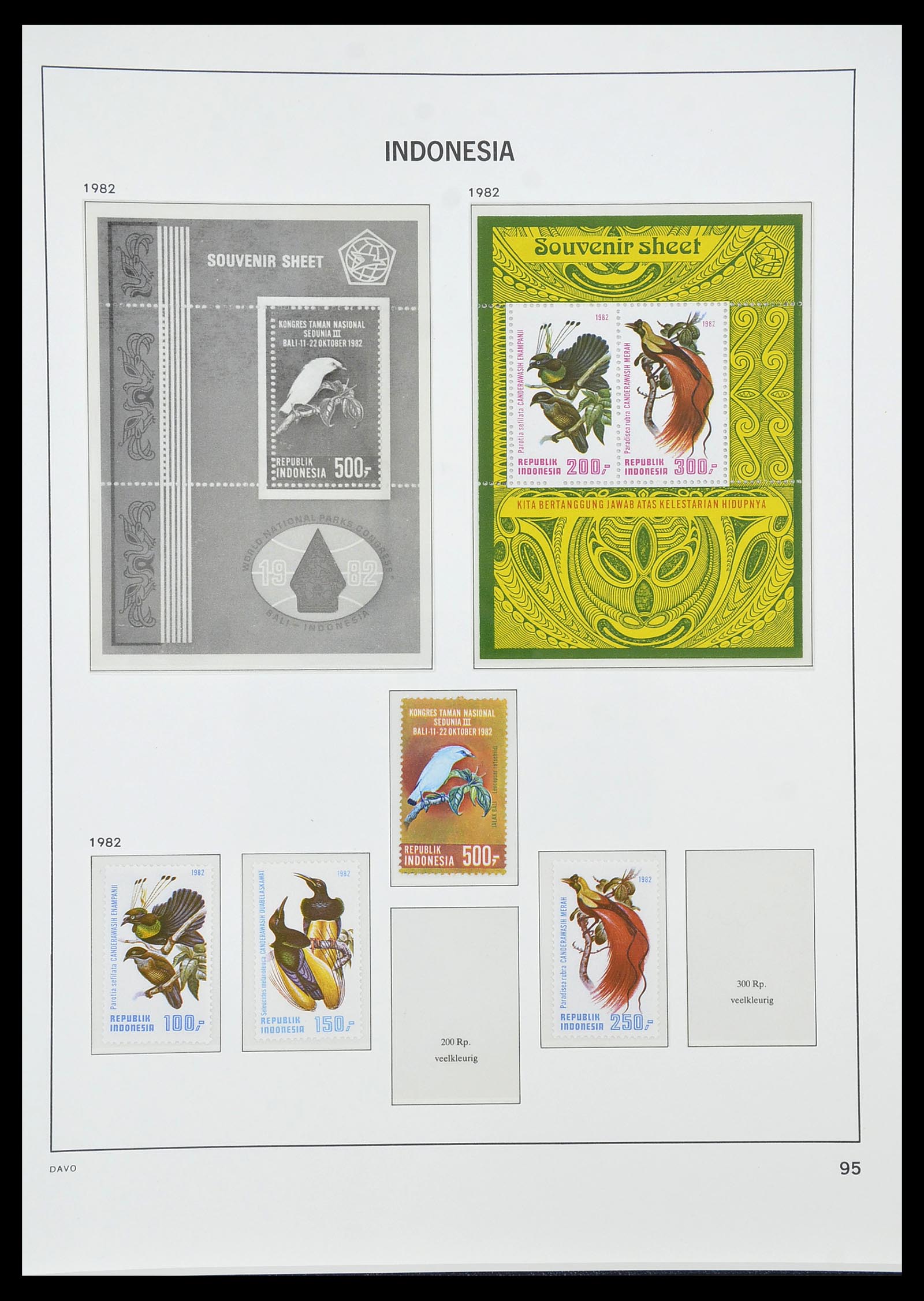 34596 106 - Postzegelverzameling 34596 Indonesië 1949-1991.