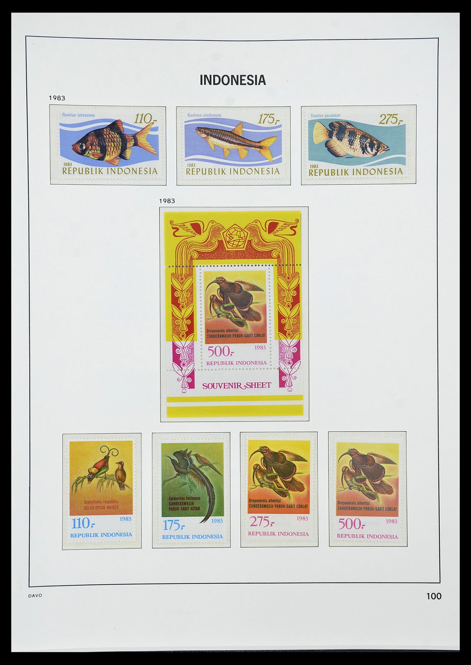 34596 111 - Postzegelverzameling 34596 Indonesië 1949-1991.