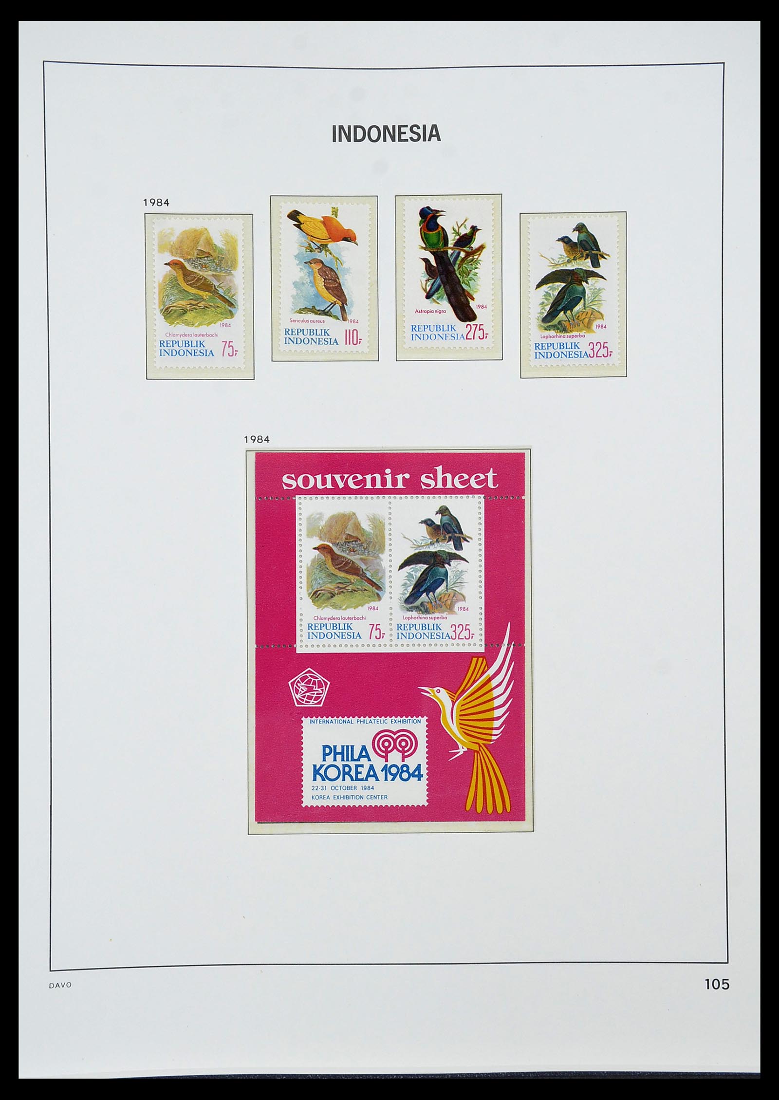 34596 116 - Postzegelverzameling 34596 Indonesië 1949-1991.