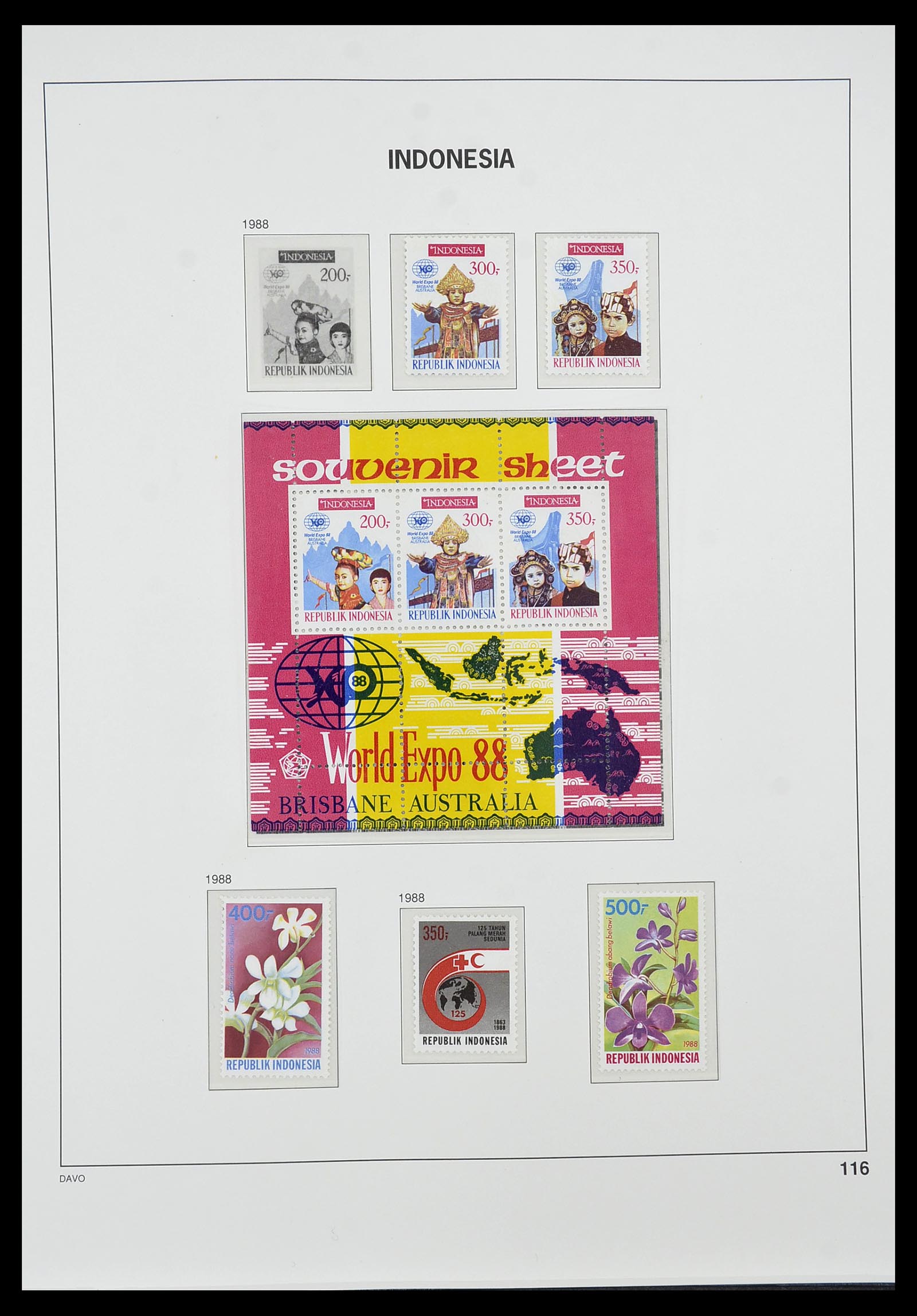 34596 131 - Postzegelverzameling 34596 Indonesië 1949-1991.