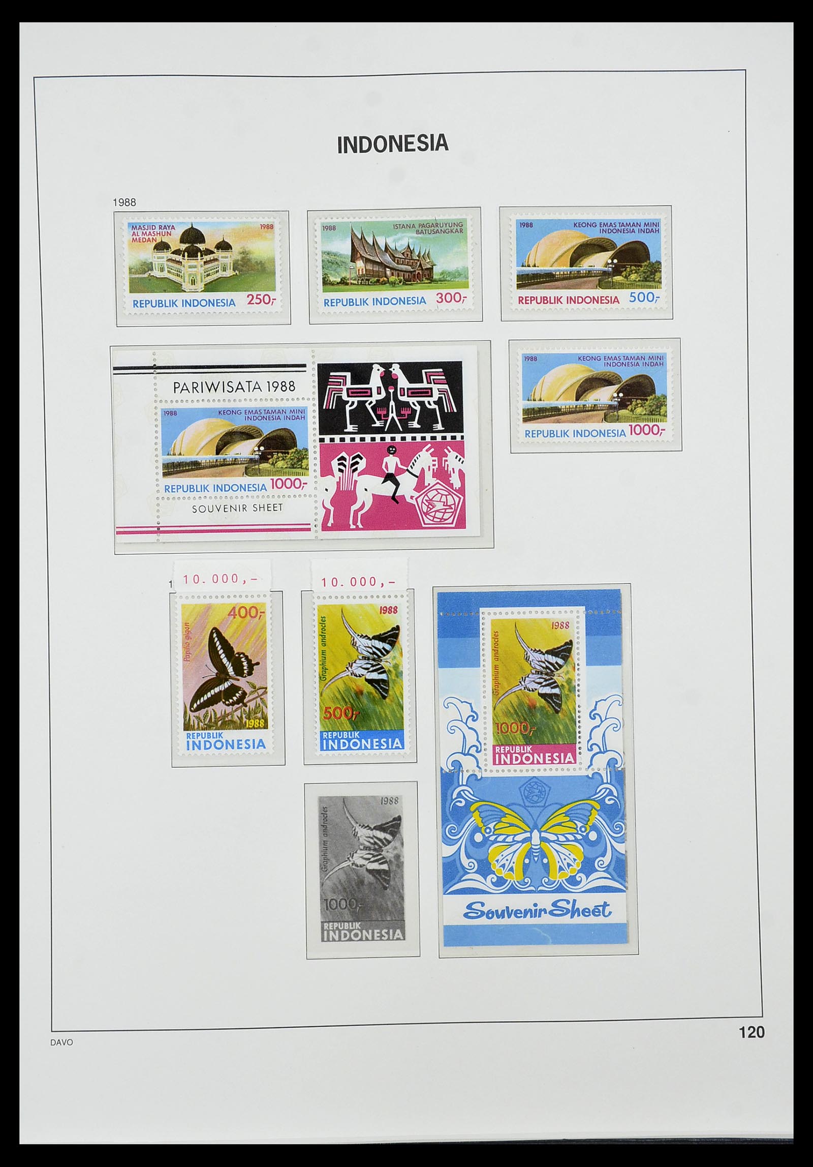 34596 136 - Postzegelverzameling 34596 Indonesië 1949-1991.
