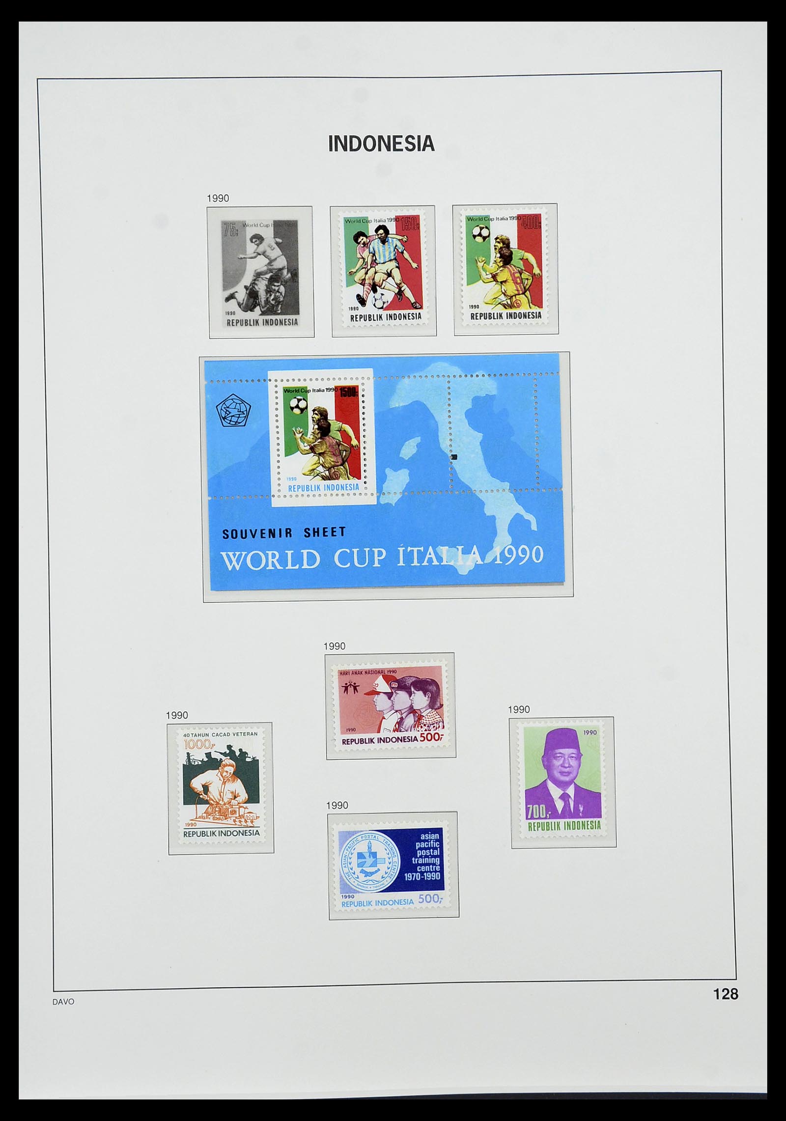34596 146 - Postzegelverzameling 34596 Indonesië 1949-1991.