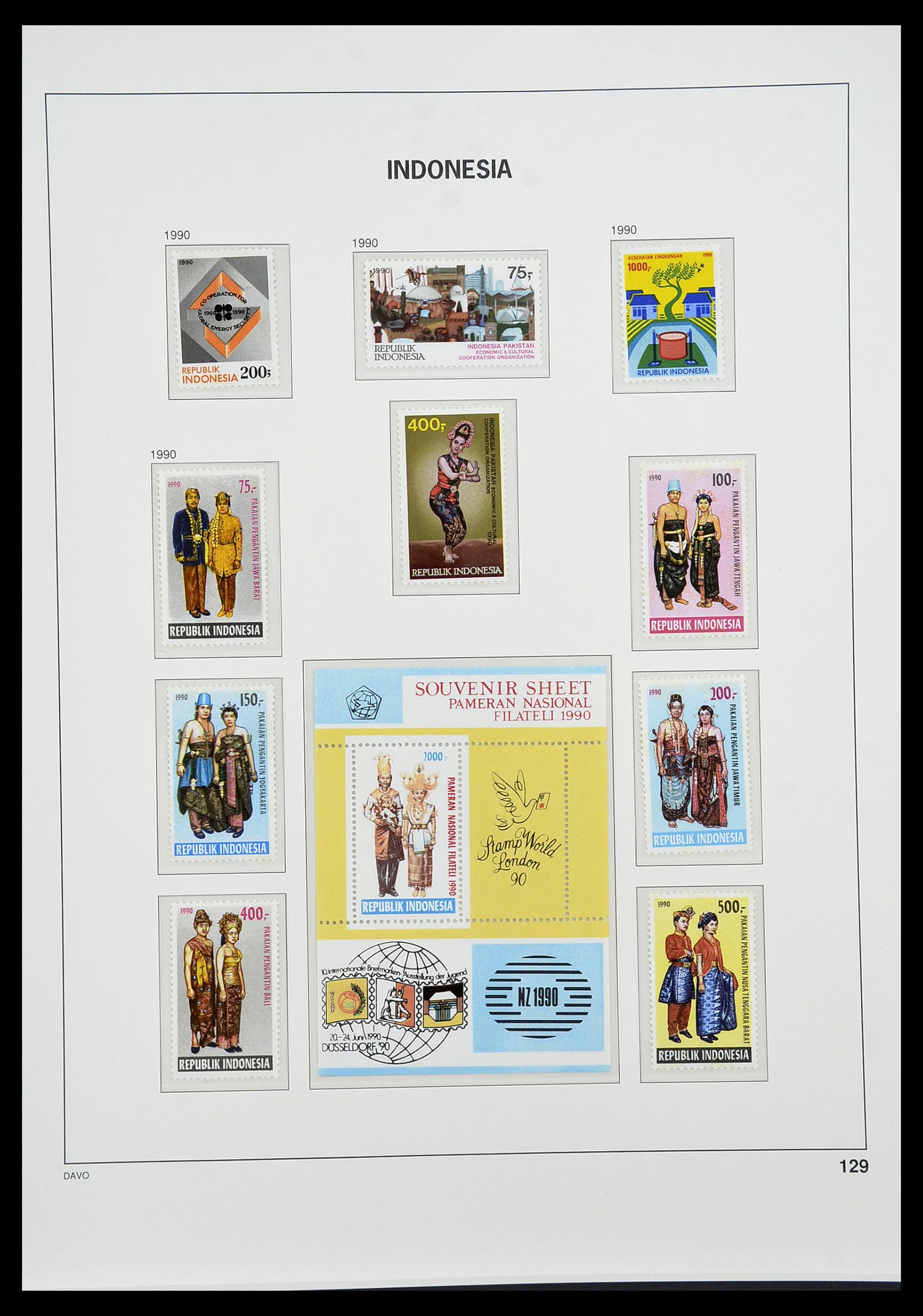 34596 147 - Postzegelverzameling 34596 Indonesië 1949-1991.