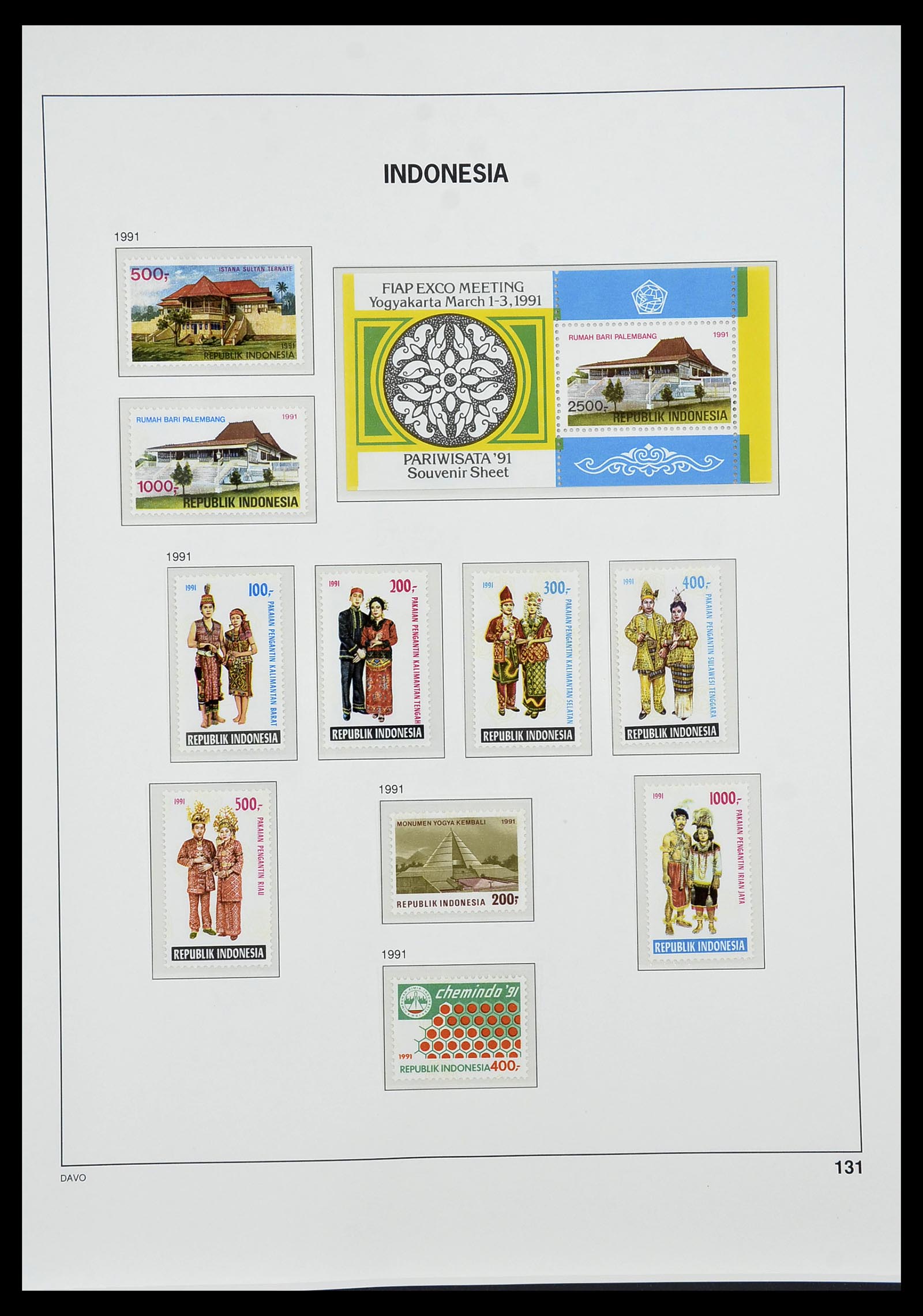 34596 149 - Postzegelverzameling 34596 Indonesië 1949-1991.