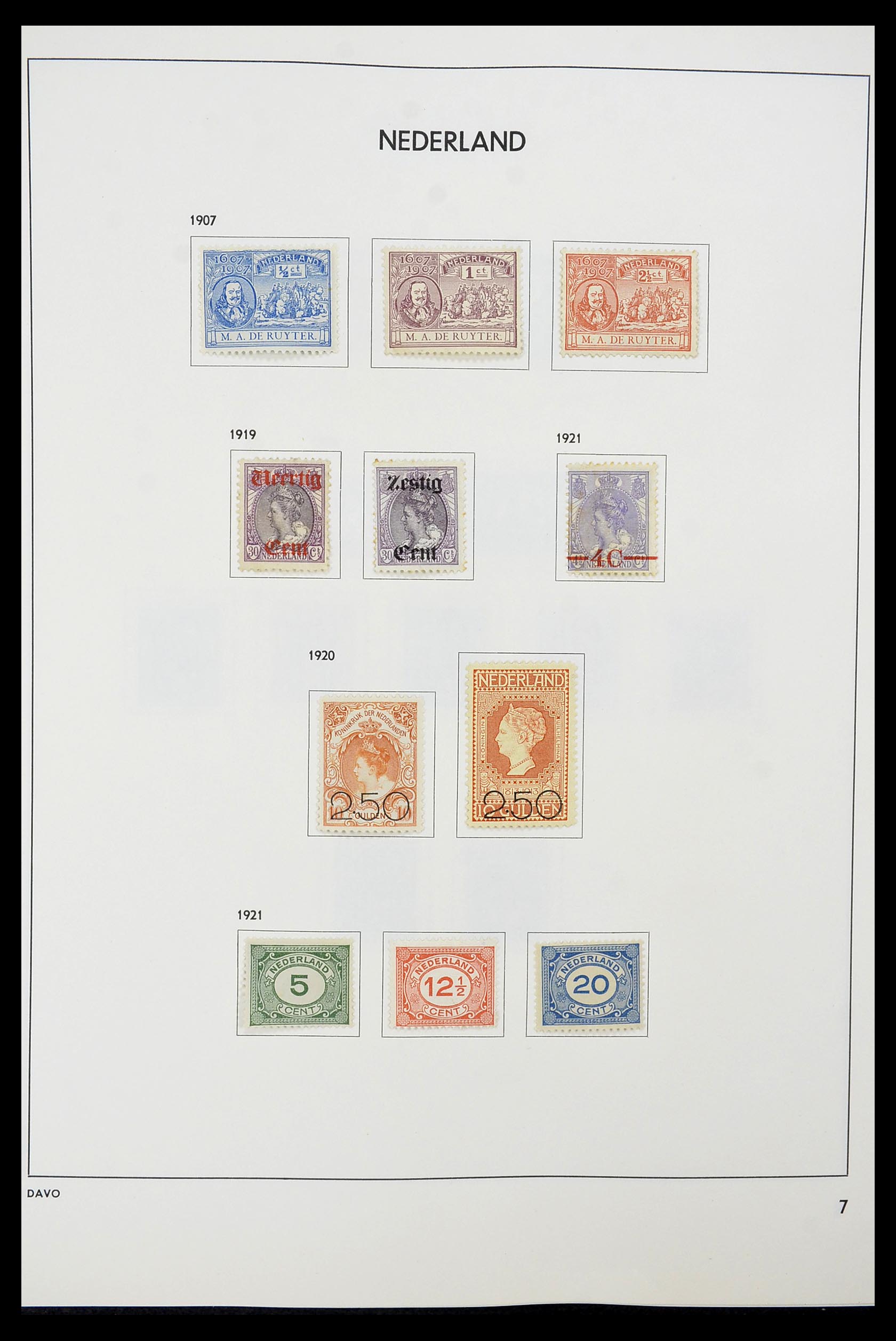 34600 007 - Postzegelverzameling 34600 Nederland en overzeese gebiedsdelen 1852-1