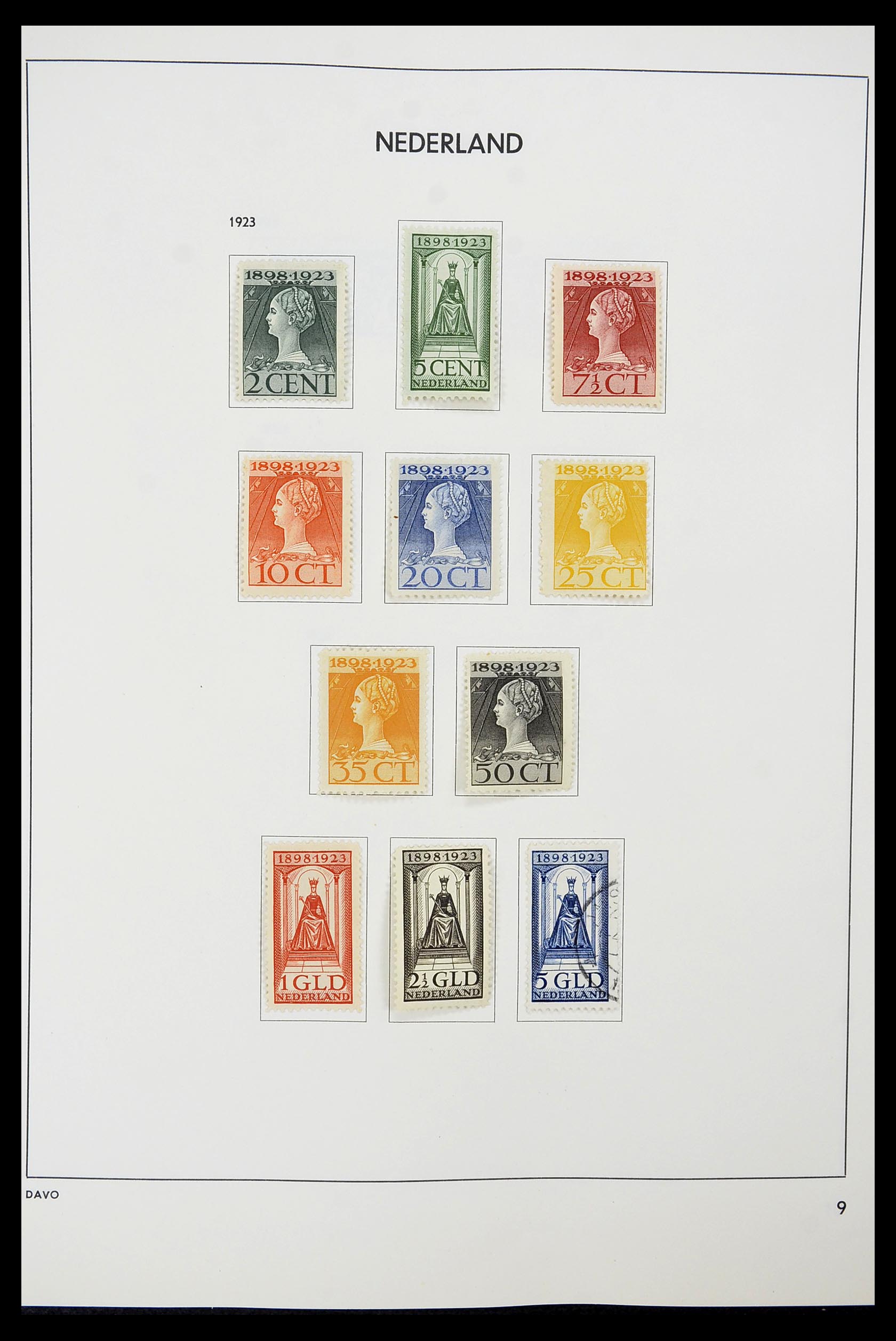 34600 009 - Postzegelverzameling 34600 Nederland en overzeese gebiedsdelen 1852-1