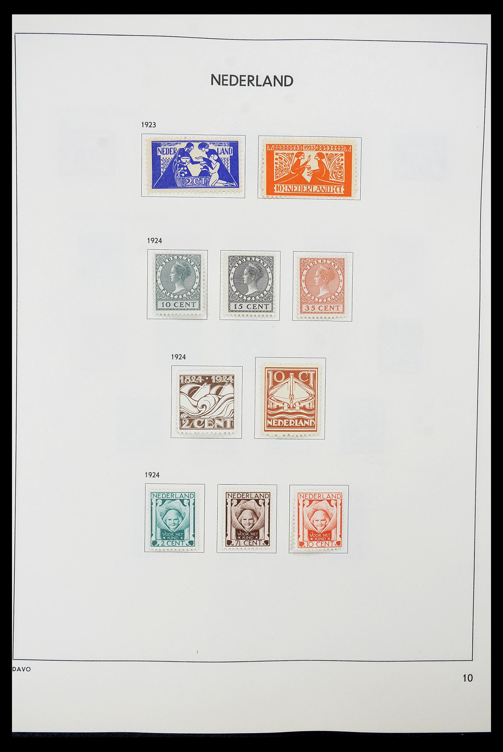 34600 010 - Postzegelverzameling 34600 Nederland en overzeese gebiedsdelen 1852-1