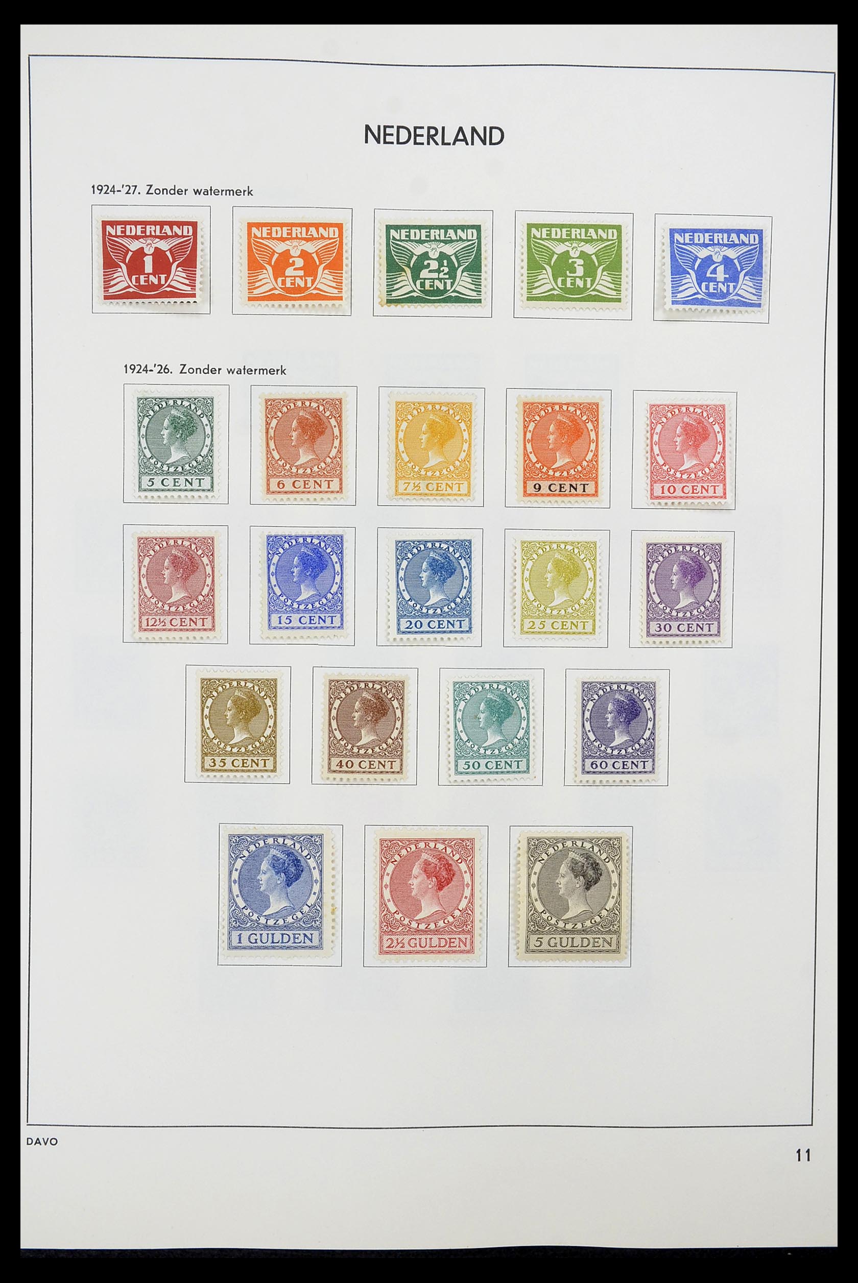 34600 011 - Postzegelverzameling 34600 Nederland en overzeese gebiedsdelen 1852-1