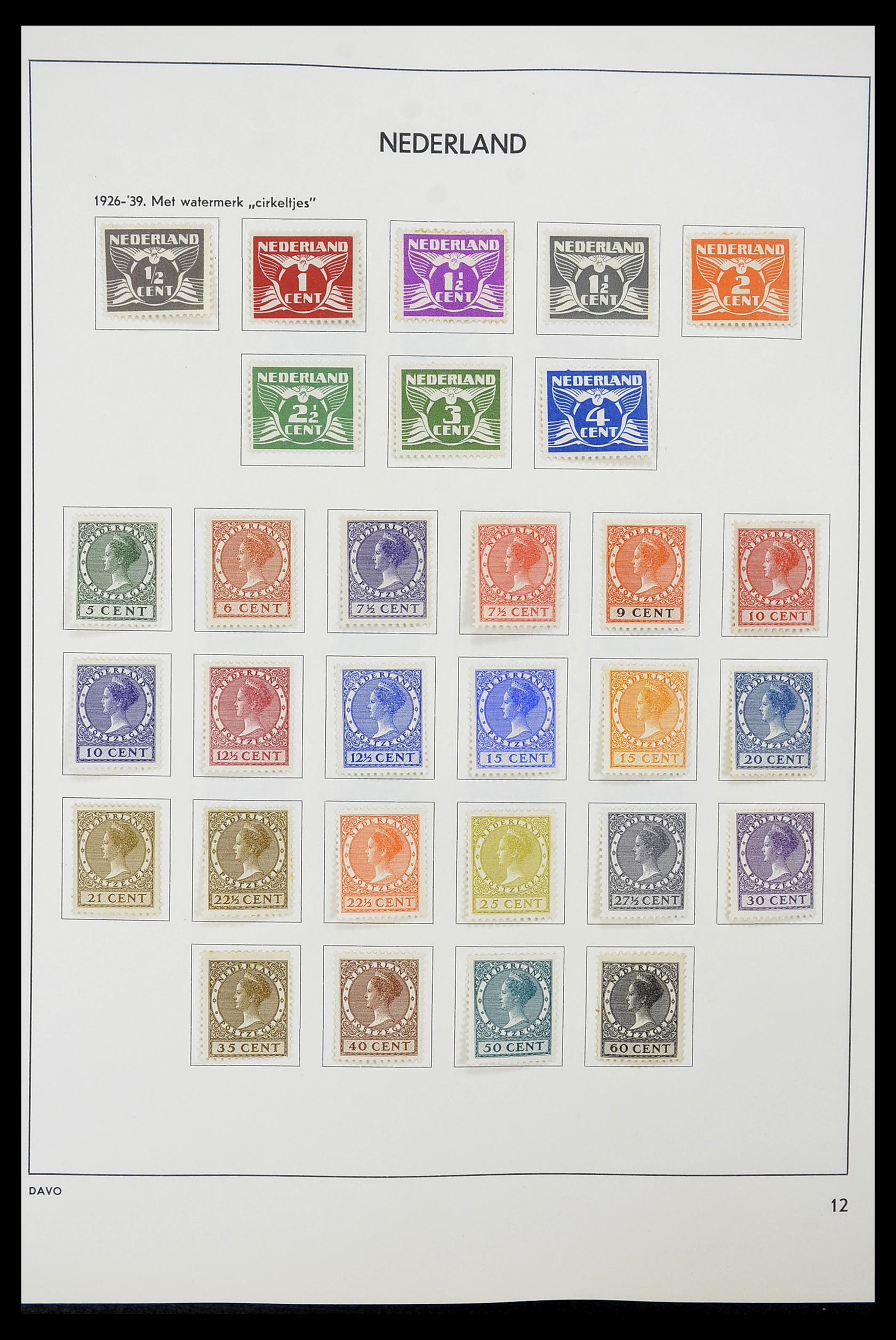 34600 012 - Postzegelverzameling 34600 Nederland en overzeese gebiedsdelen 1852-1