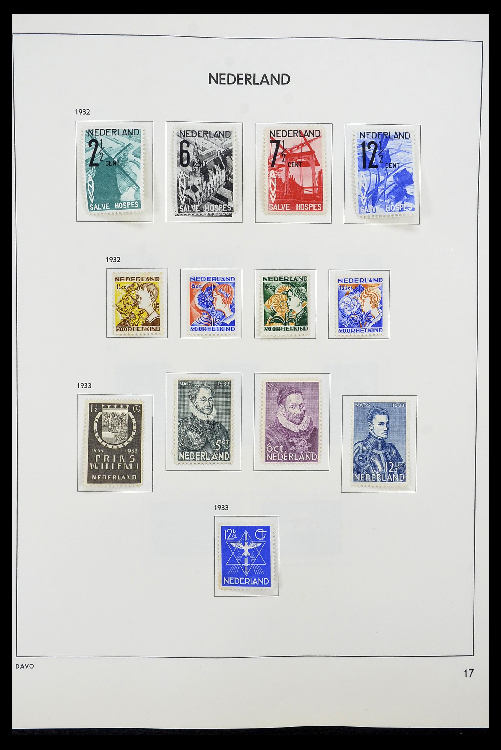 34600 017 - Postzegelverzameling 34600 Nederland en overzeese gebiedsdelen 1852-1