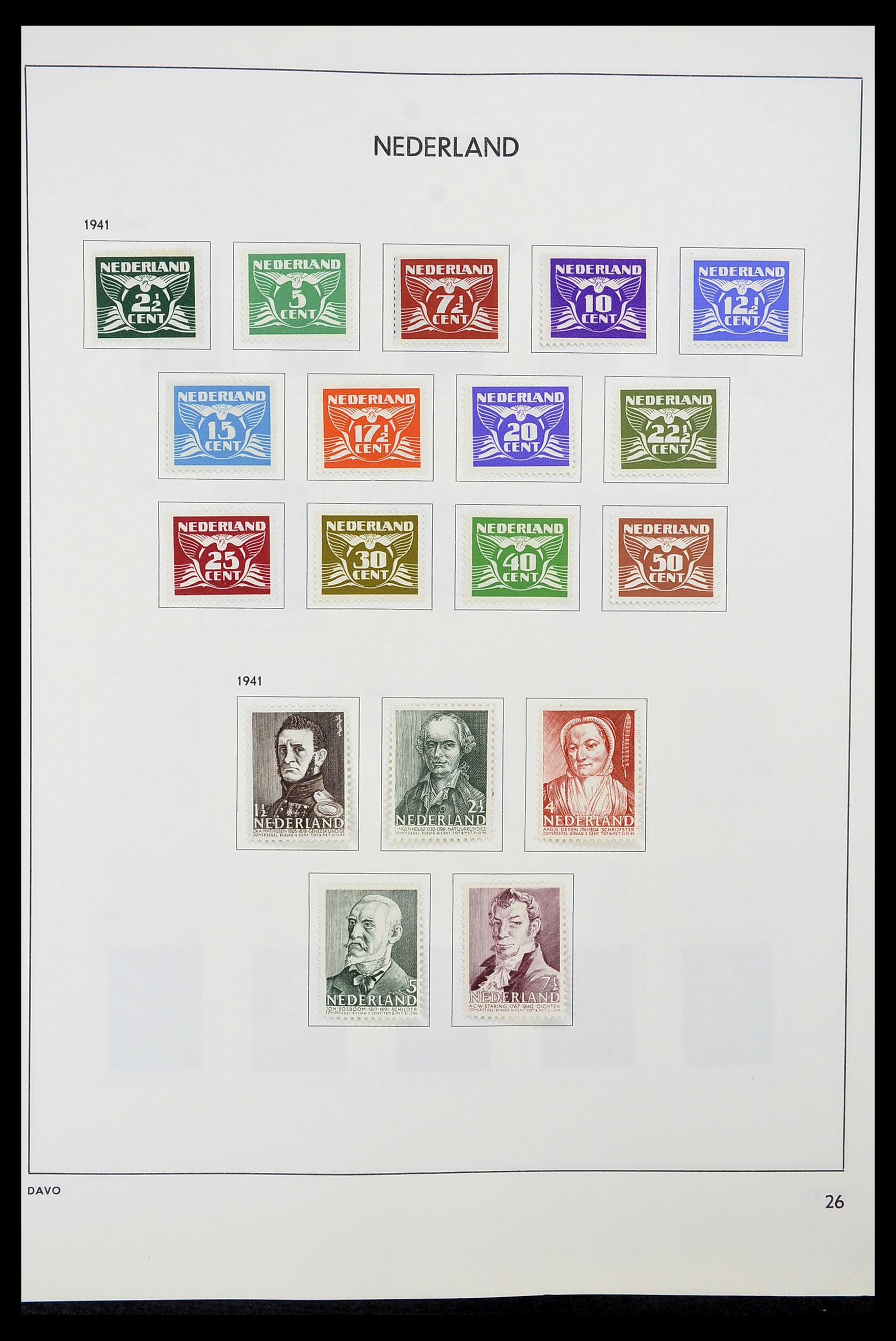 34600 026 - Postzegelverzameling 34600 Nederland en overzeese gebiedsdelen 1852-1
