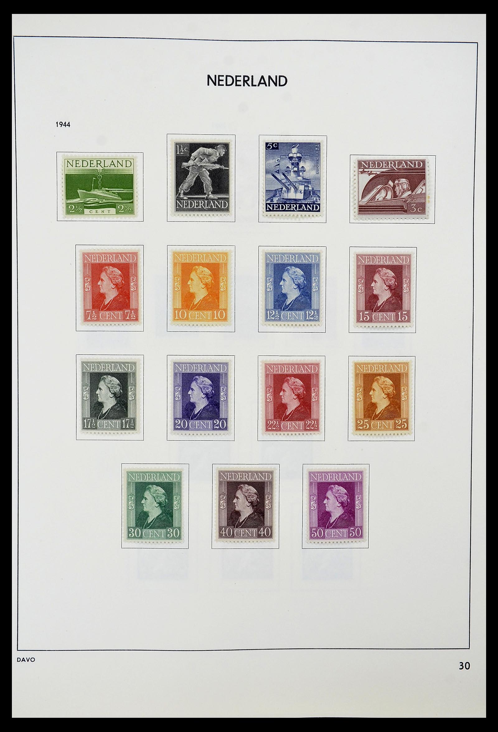 34600 029 - Postzegelverzameling 34600 Nederland en overzeese gebiedsdelen 1852-1