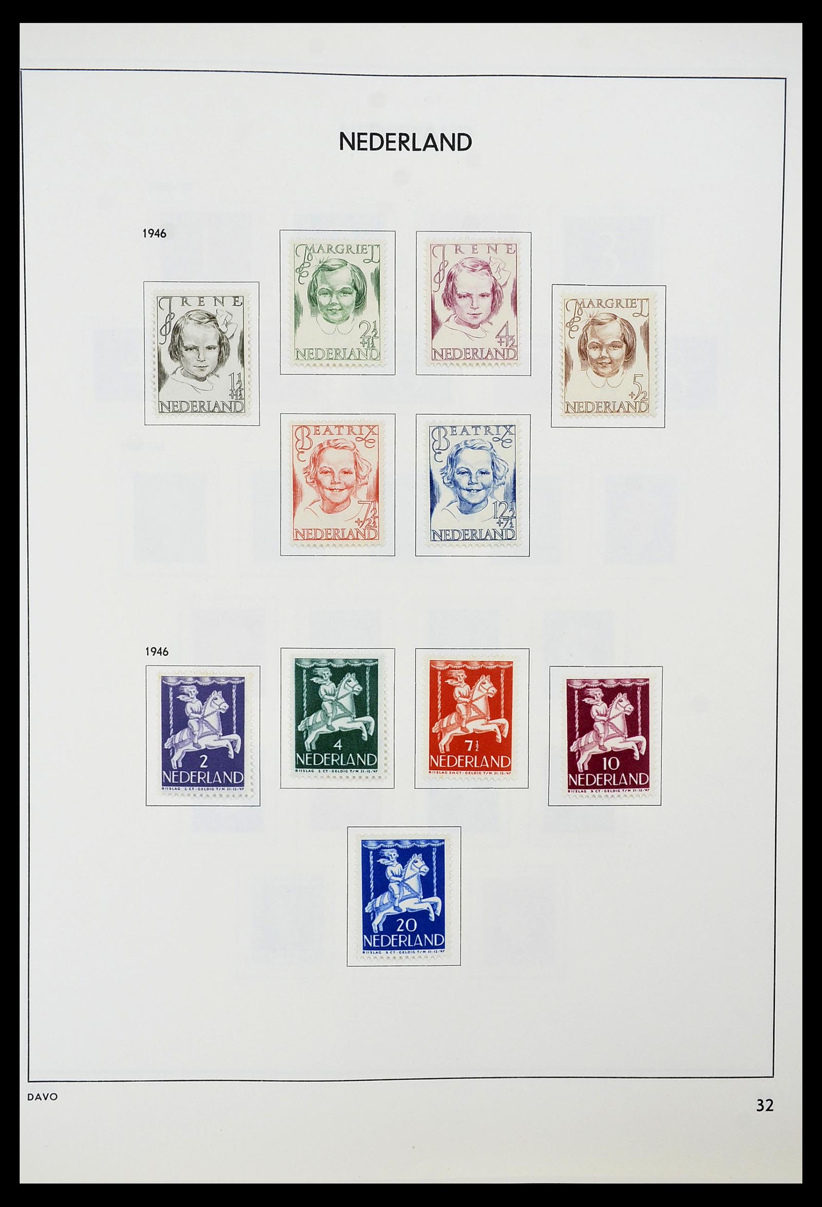 34600 031 - Postzegelverzameling 34600 Nederland en overzeese gebiedsdelen 1852-1
