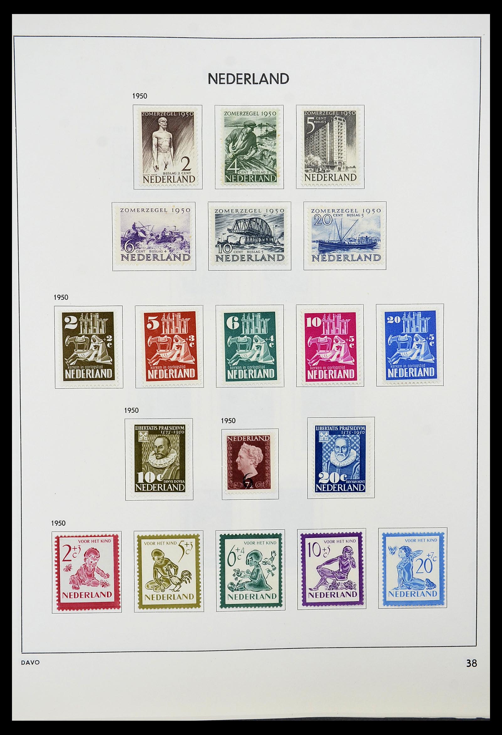 34600 037 - Postzegelverzameling 34600 Nederland en overzeese gebiedsdelen 1852-1