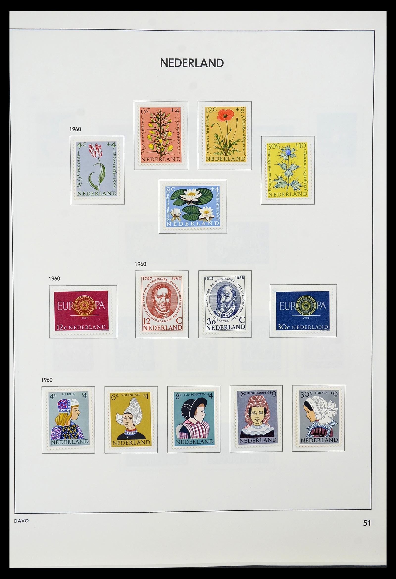 34600 050 - Postzegelverzameling 34600 Nederland en overzeese gebiedsdelen 1852-1