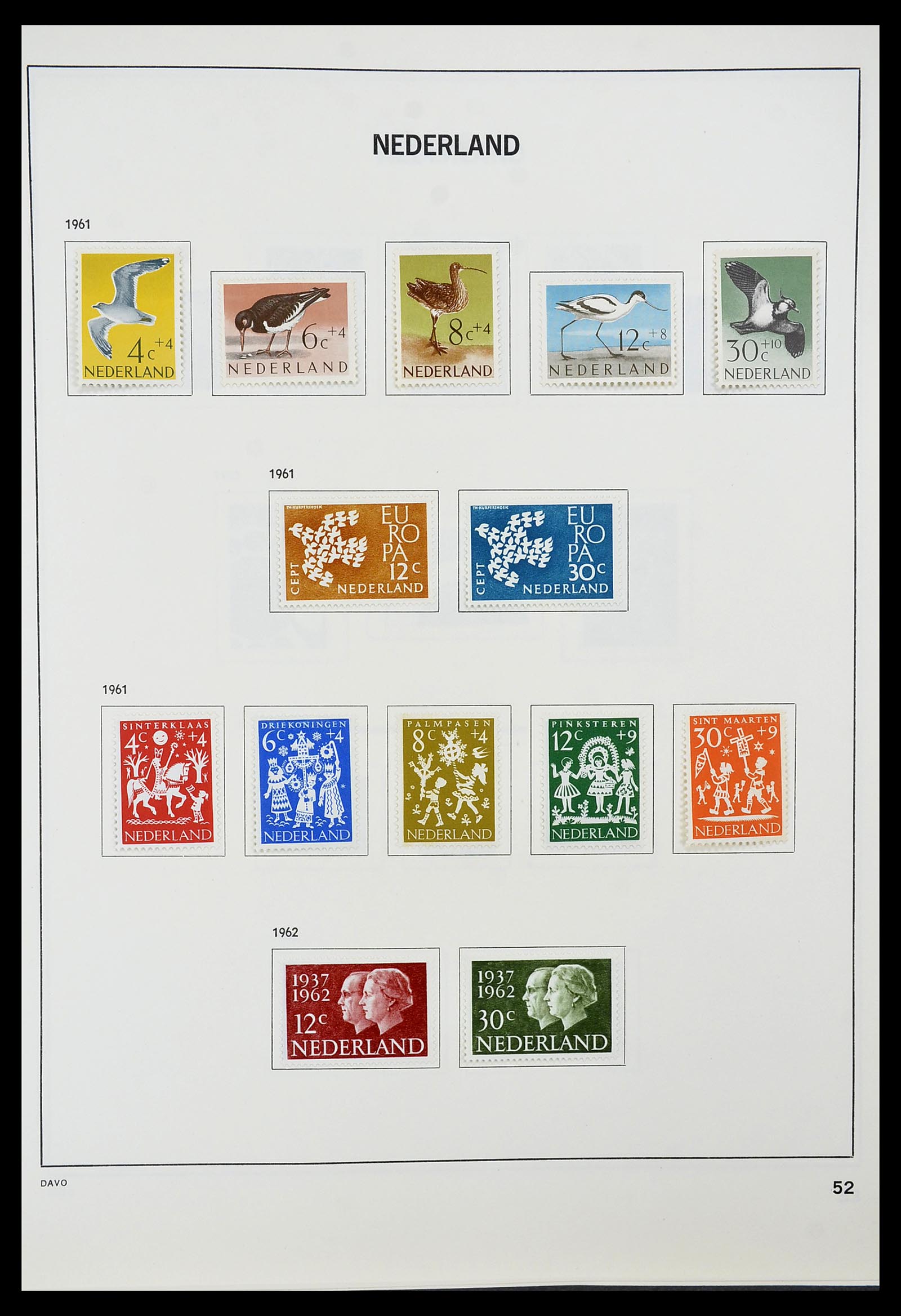 34600 051 - Postzegelverzameling 34600 Nederland en overzeese gebiedsdelen 1852-1