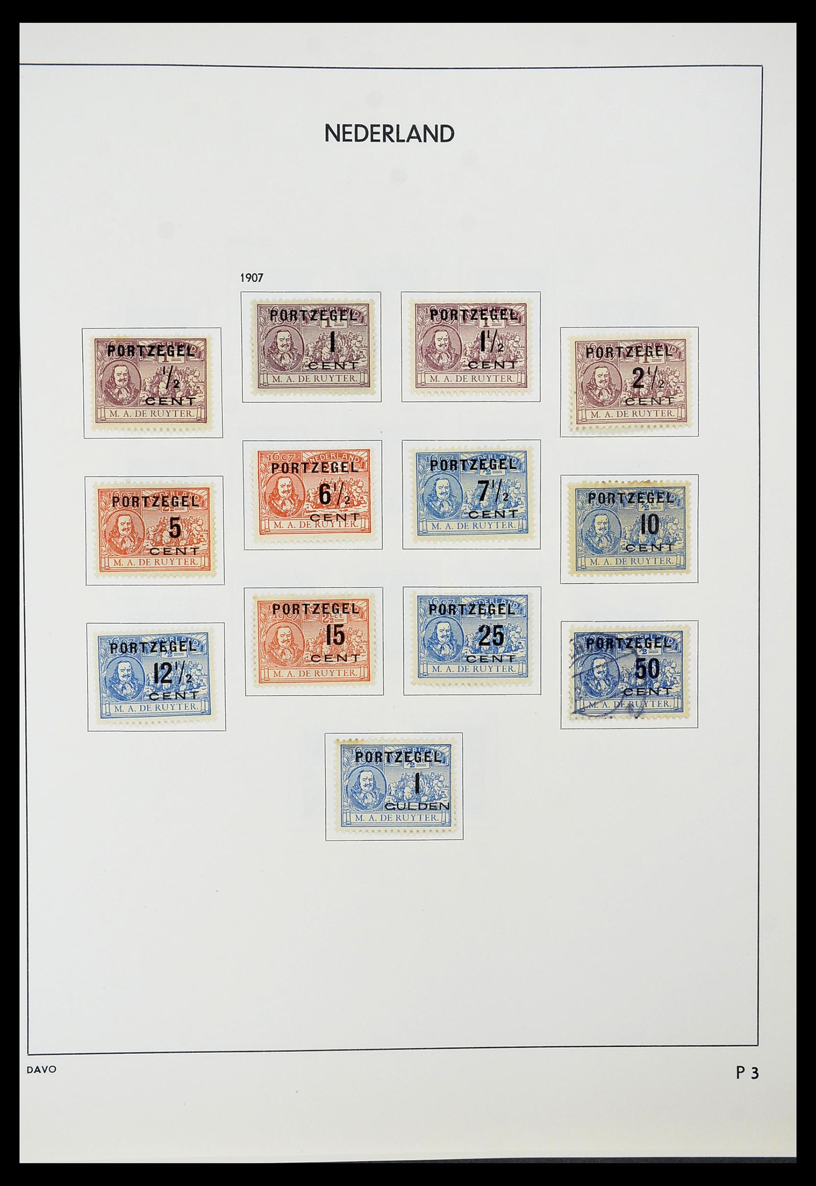 34600 063 - Postzegelverzameling 34600 Nederland en overzeese gebiedsdelen 1852-1