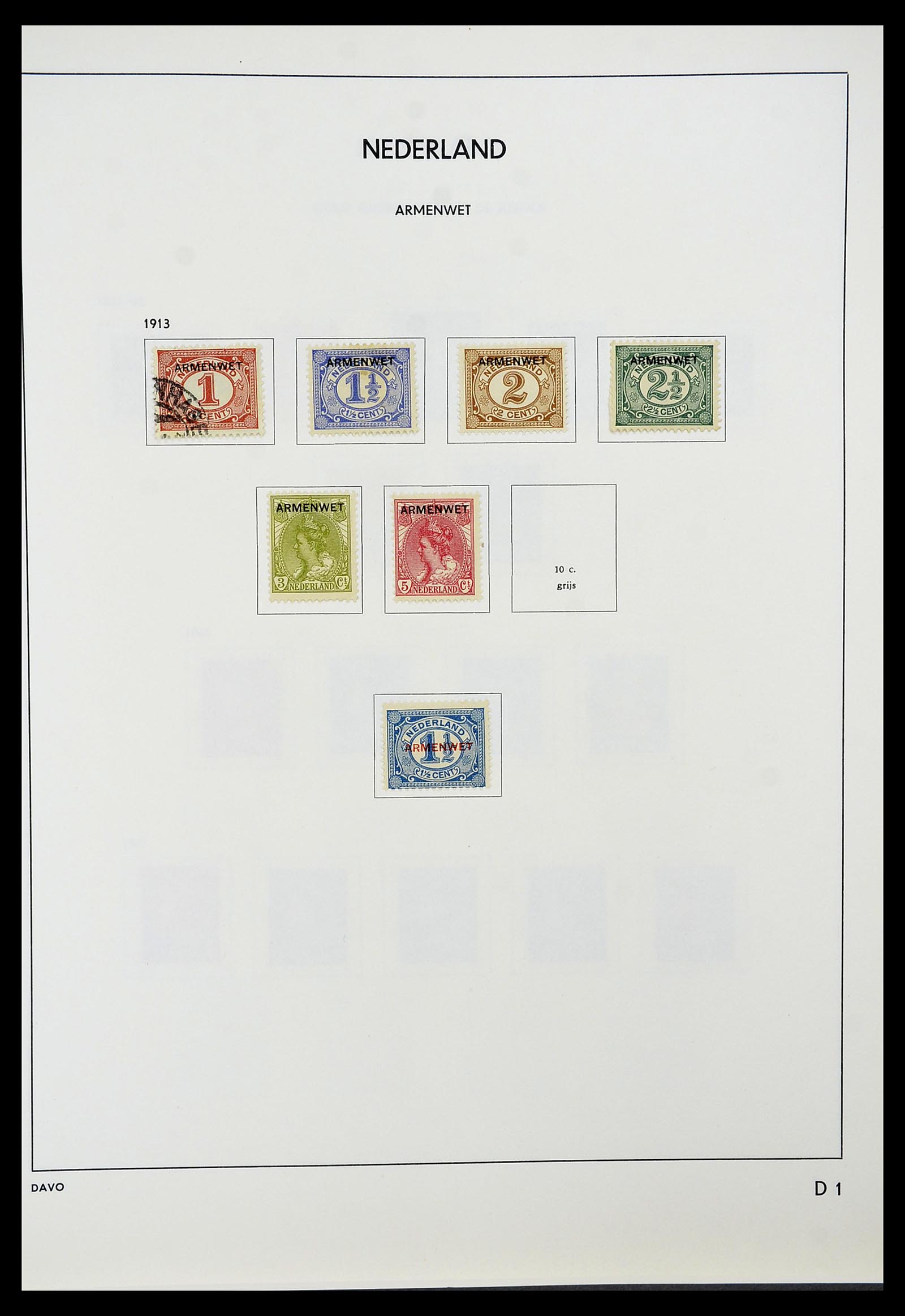 34600 067 - Postzegelverzameling 34600 Nederland en overzeese gebiedsdelen 1852-1
