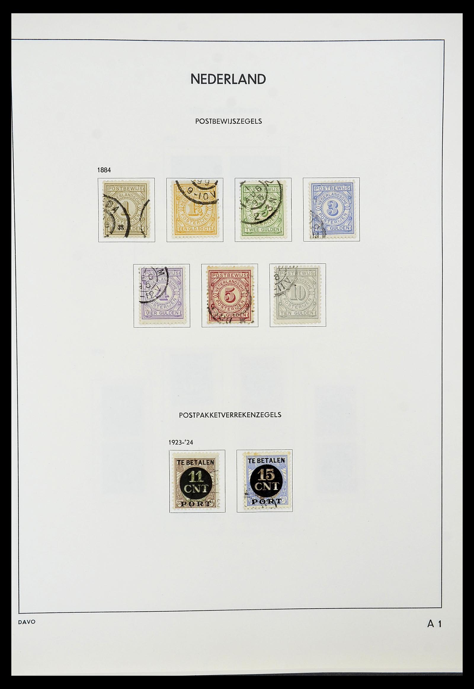34600 072 - Postzegelverzameling 34600 Nederland en overzeese gebiedsdelen 1852-1