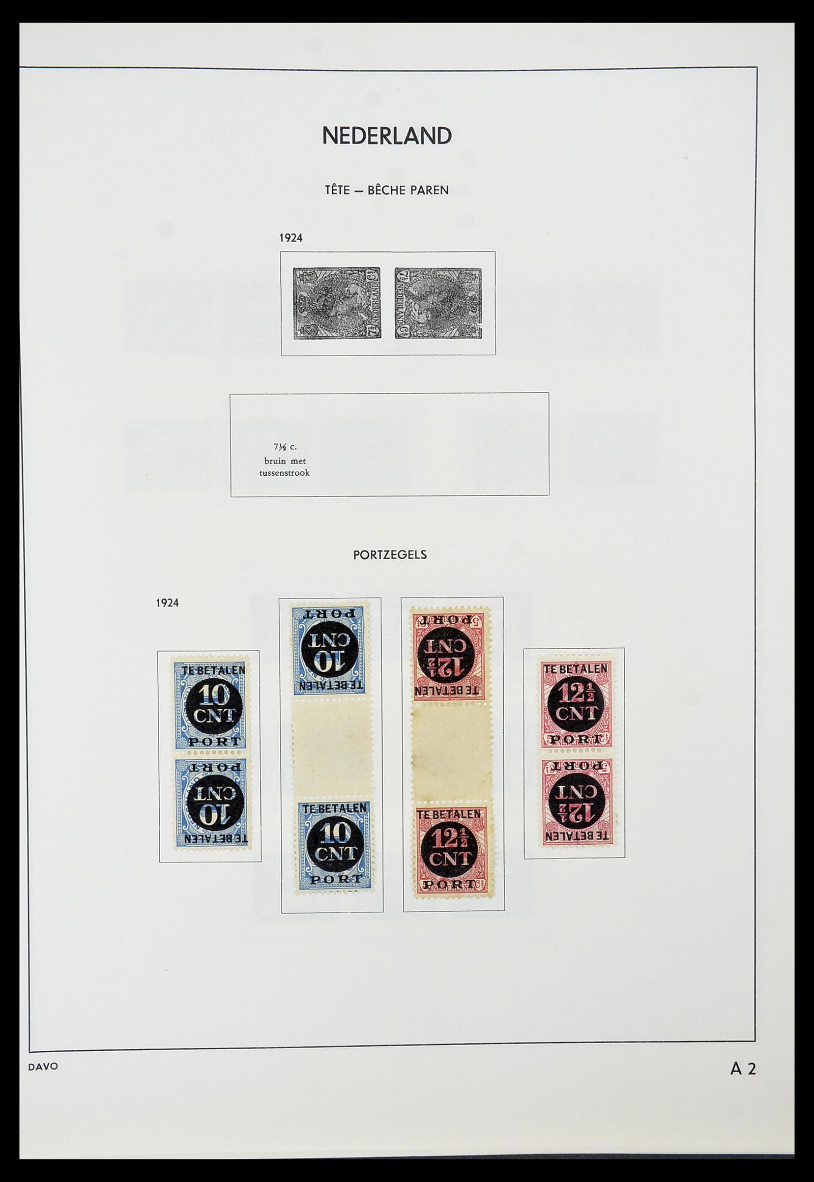 34600 073 - Postzegelverzameling 34600 Nederland en overzeese gebiedsdelen 1852-1