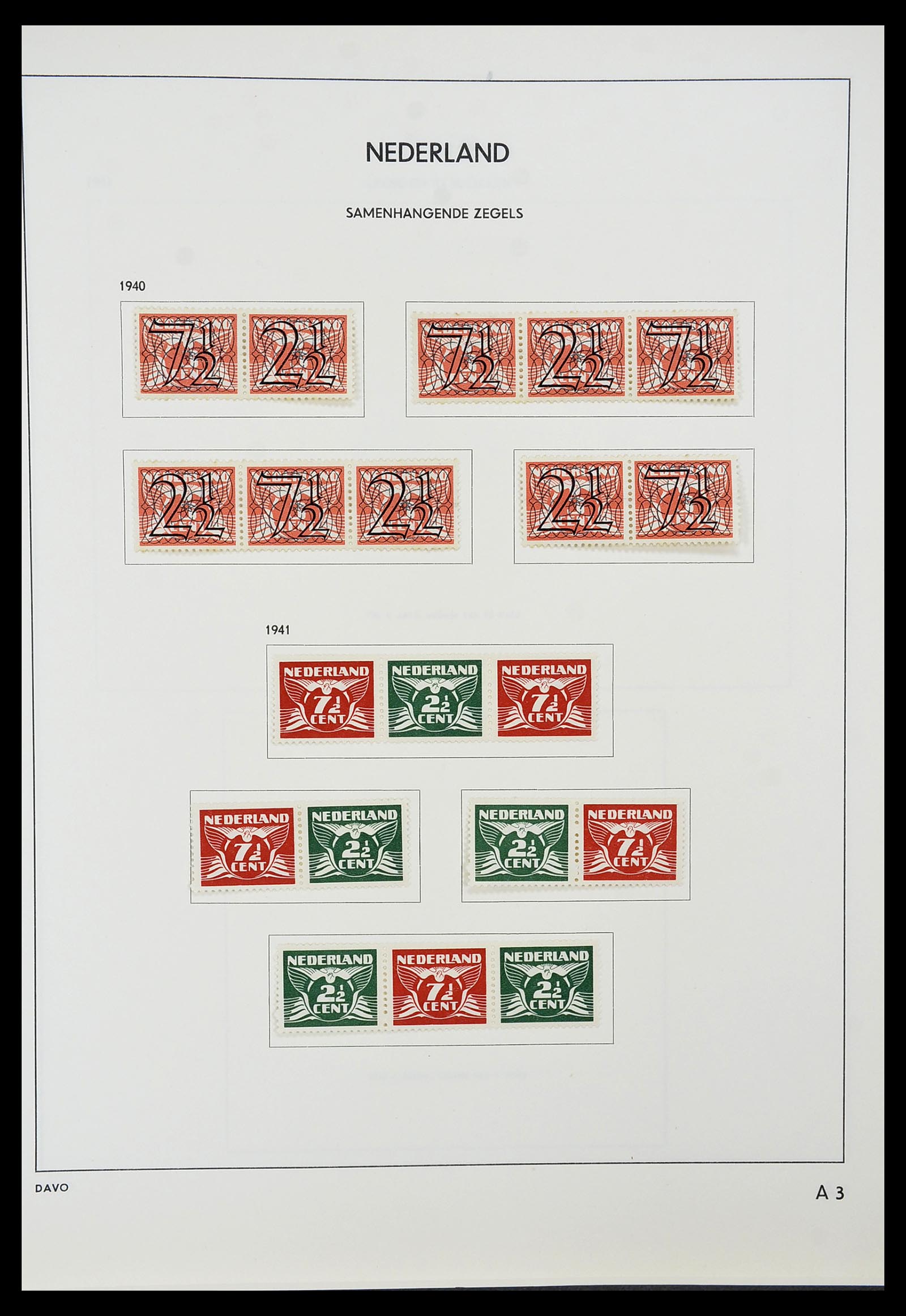 34600 074 - Postzegelverzameling 34600 Nederland en overzeese gebiedsdelen 1852-1