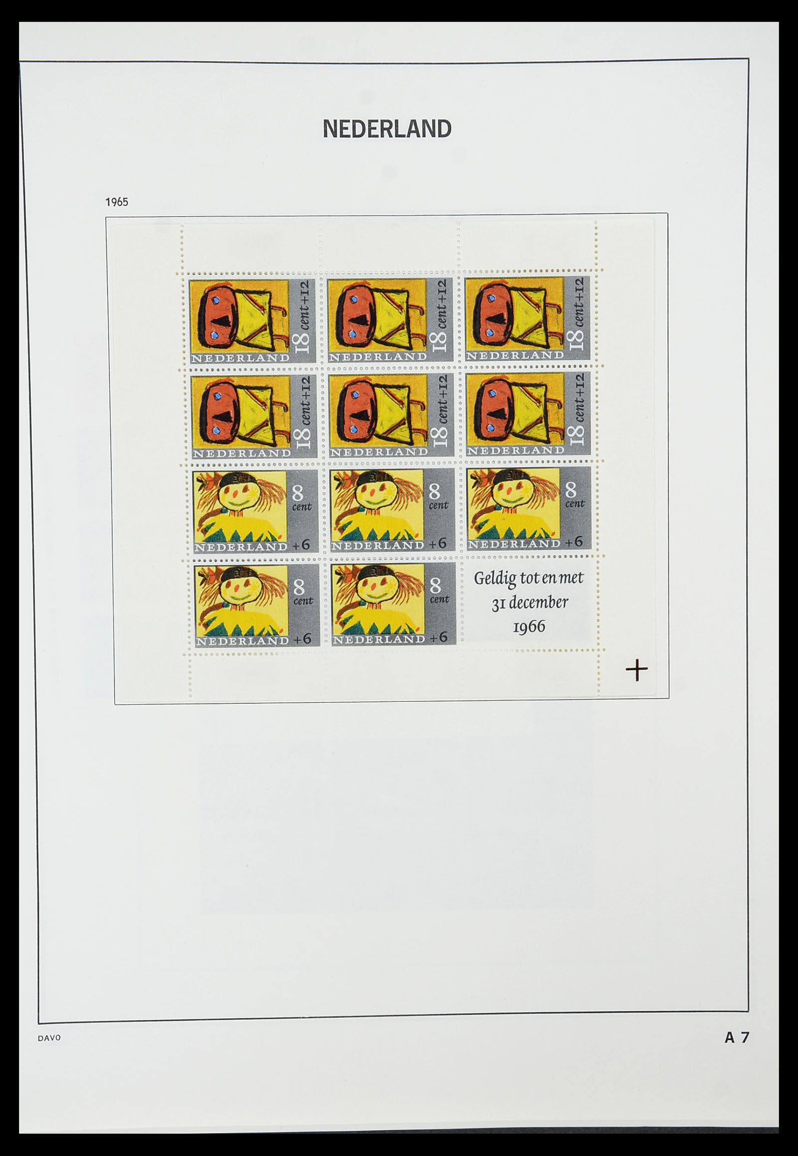 34600 075 - Postzegelverzameling 34600 Nederland en overzeese gebiedsdelen 1852-1