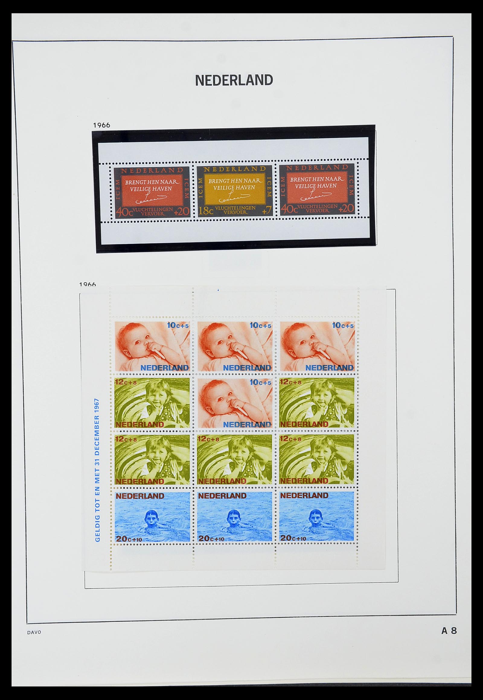 34600 076 - Postzegelverzameling 34600 Nederland en overzeese gebiedsdelen 1852-1