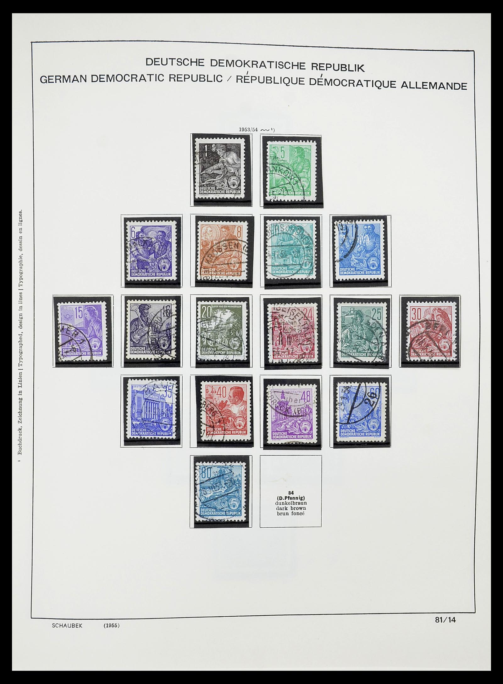 34602 012 - Stamp Collection 34602 GDR 1949-1971.