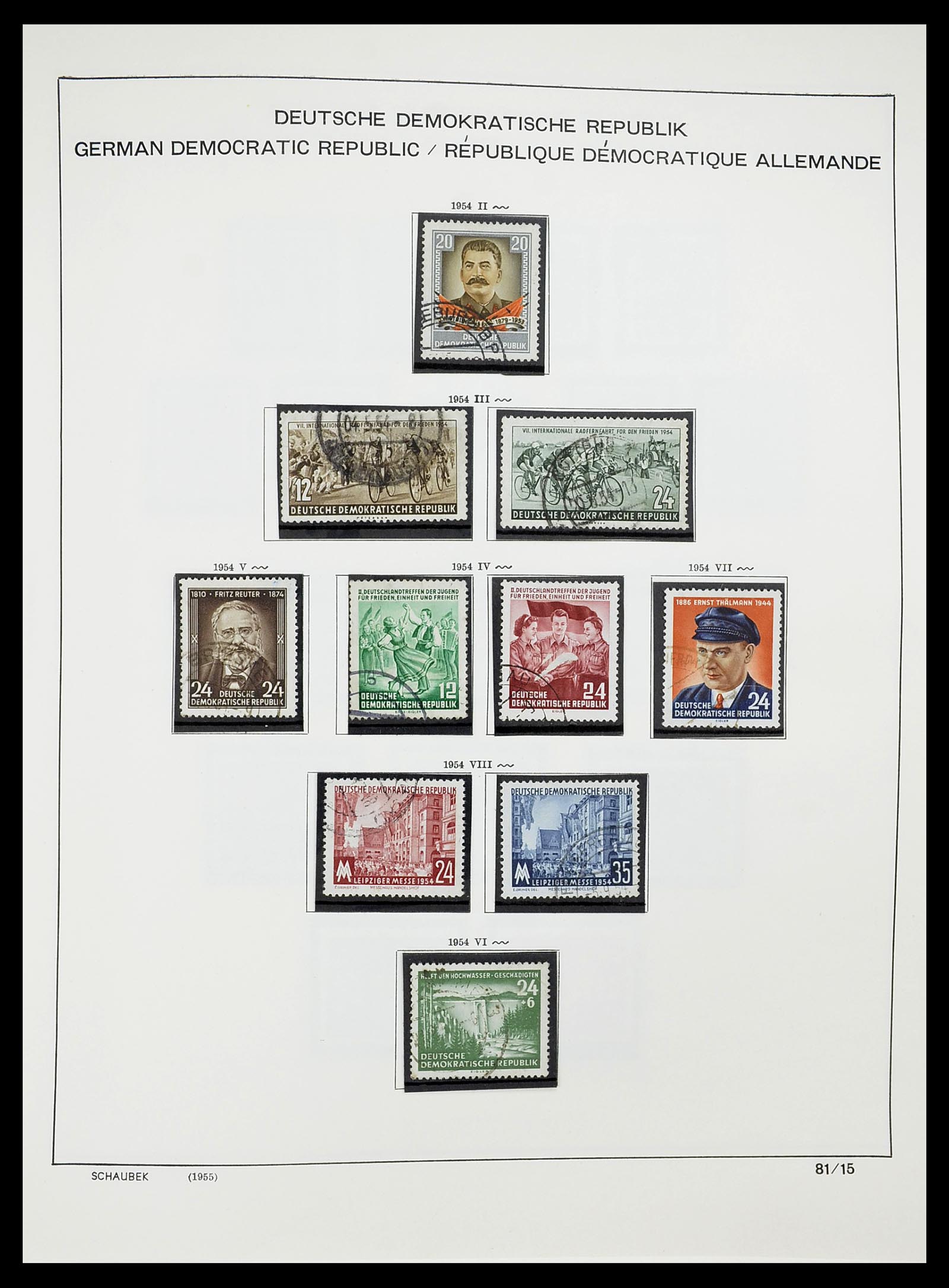 34602 013 - Postzegelverzameling 34602 DDR 1949-1971.