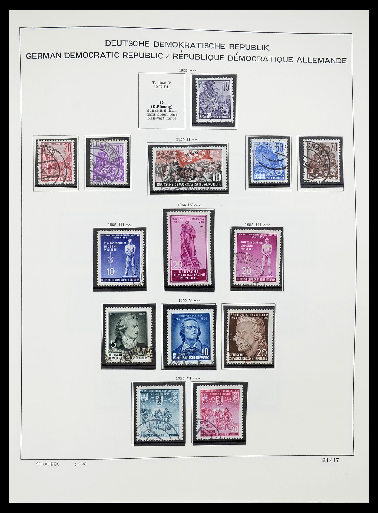 34602 016 - Stamp Collection 34602 GDR 1949-1971.