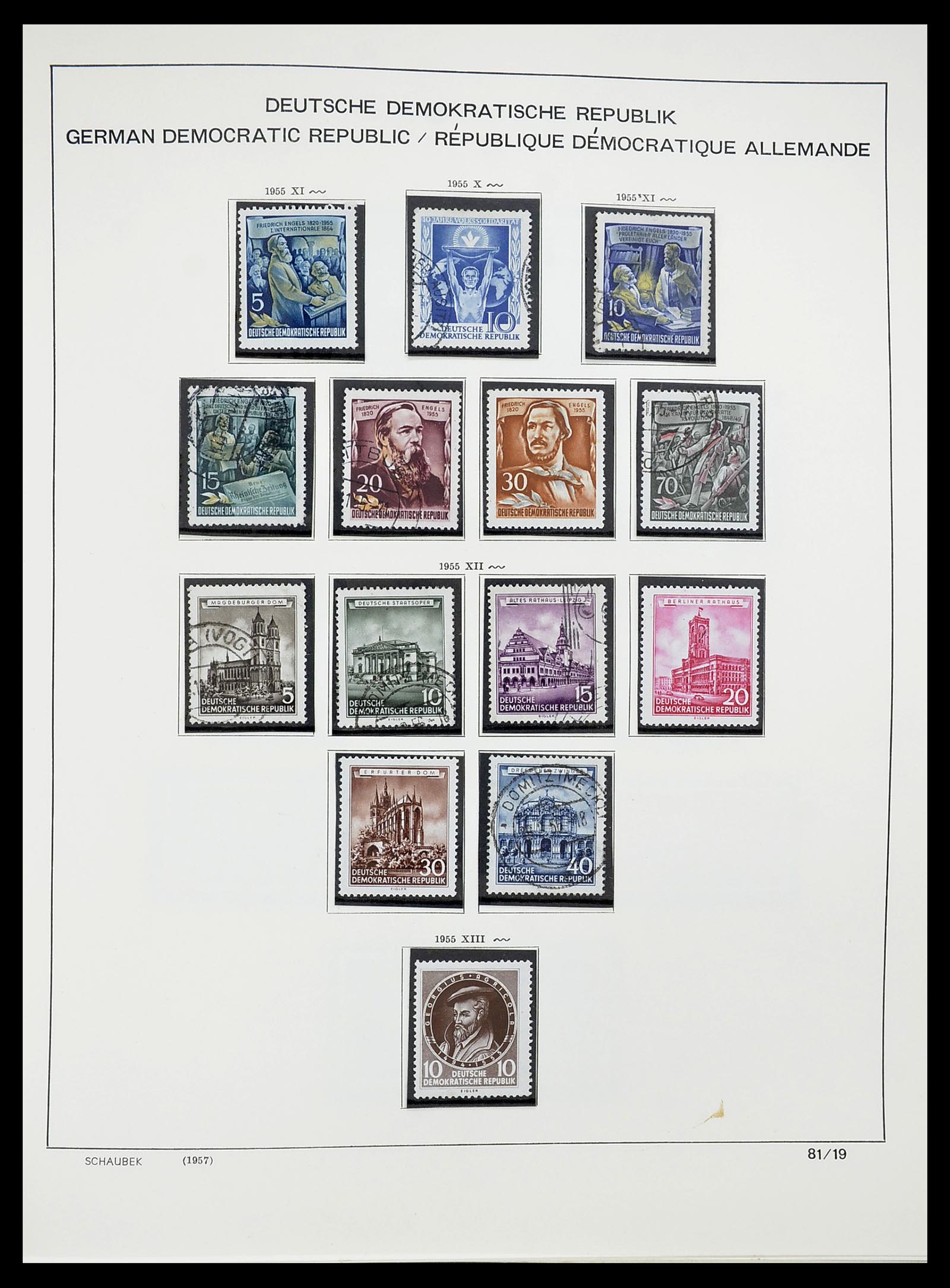 34602 018 - Stamp Collection 34602 GDR 1949-1971.
