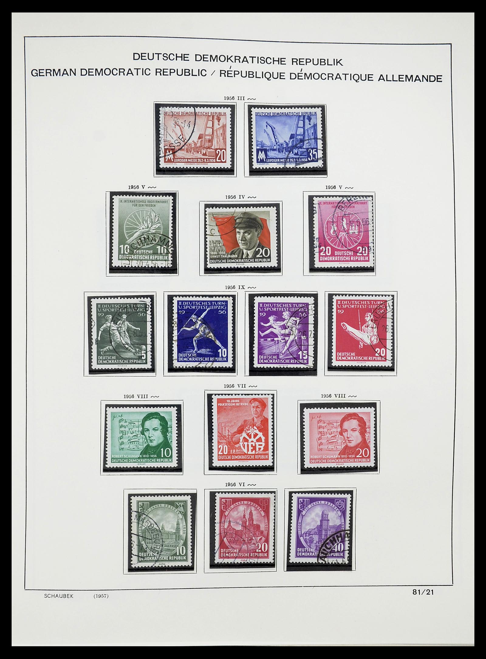 34602 021 - Stamp Collection 34602 GDR 1949-1971.