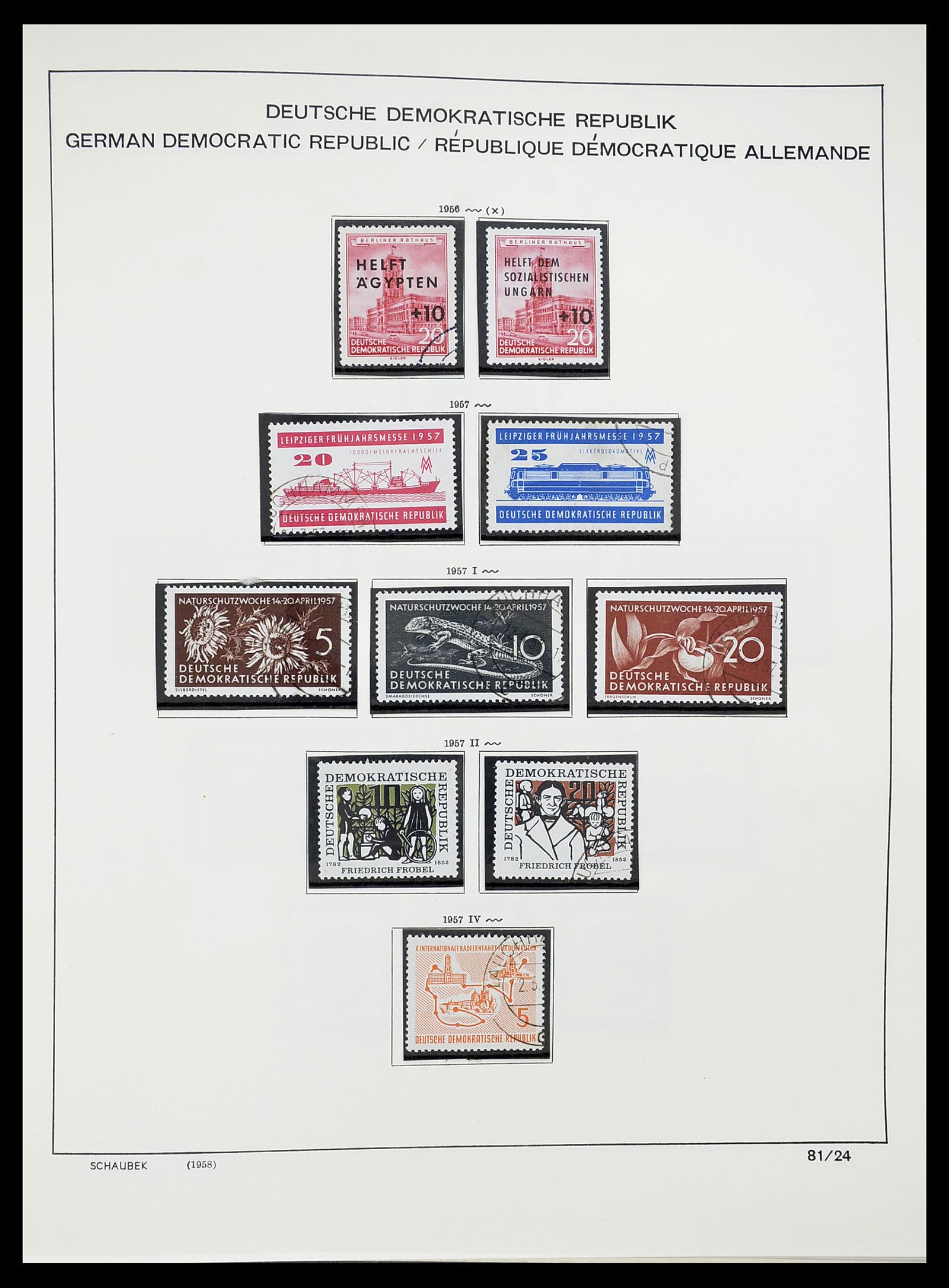 34602 024 - Postzegelverzameling 34602 DDR 1949-1971.