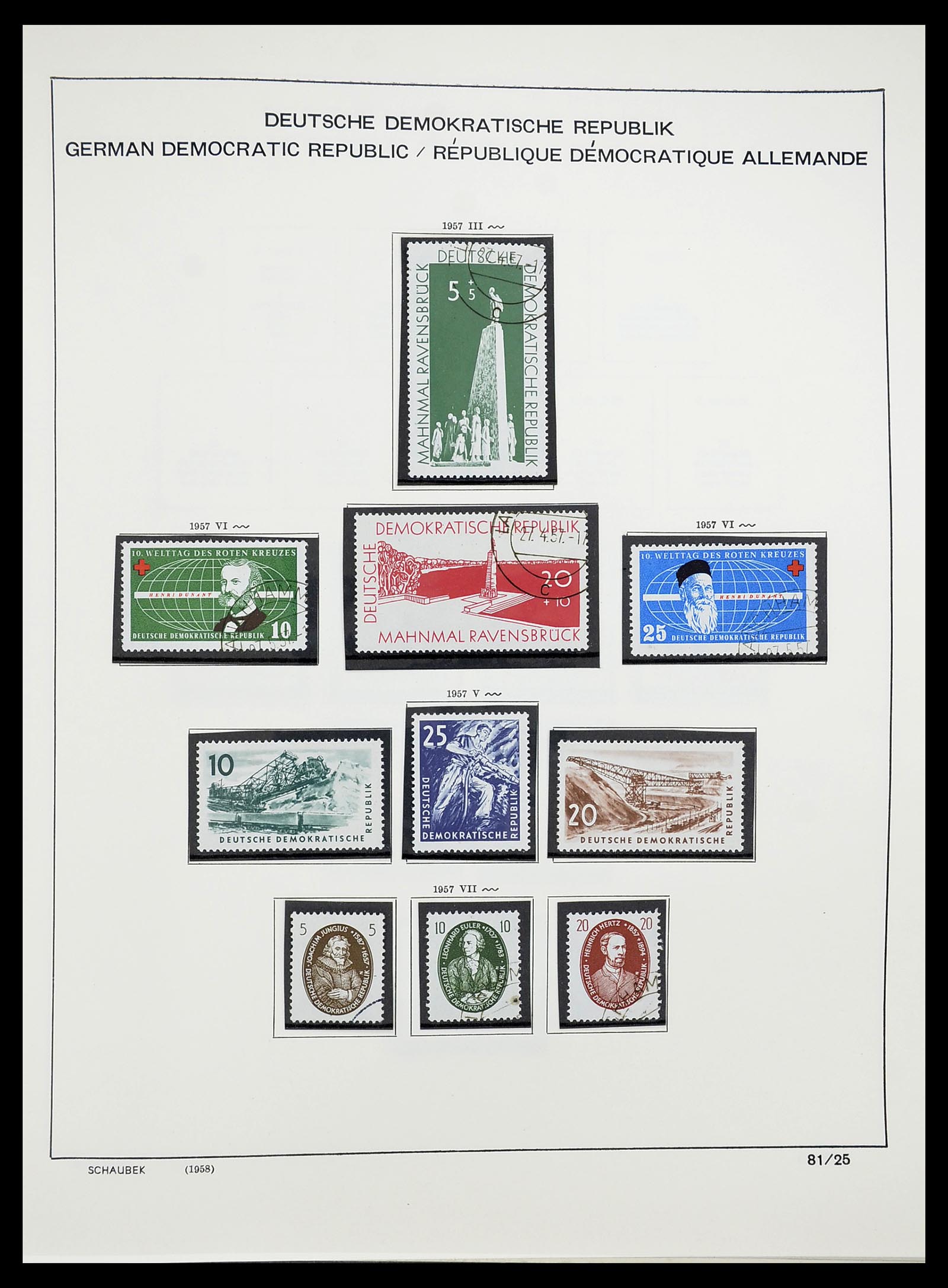 34602 025 - Stamp Collection 34602 GDR 1949-1971.