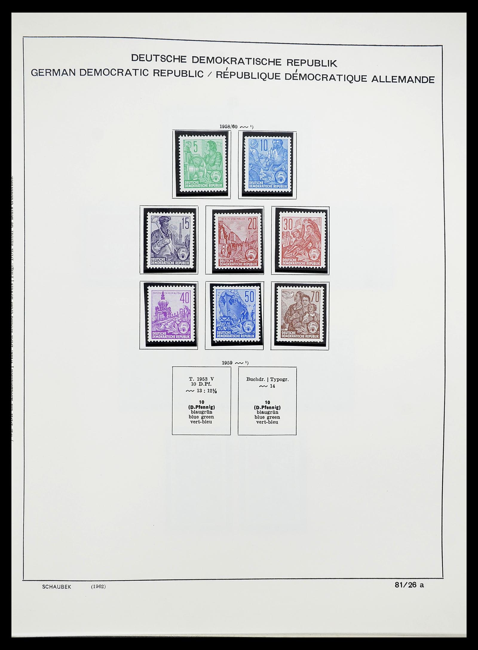 34602 027 - Postzegelverzameling 34602 DDR 1949-1971.