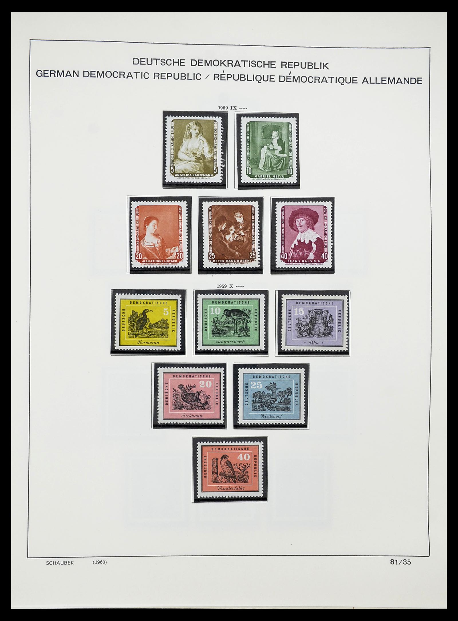 34602 037 - Stamp Collection 34602 GDR 1949-1971.