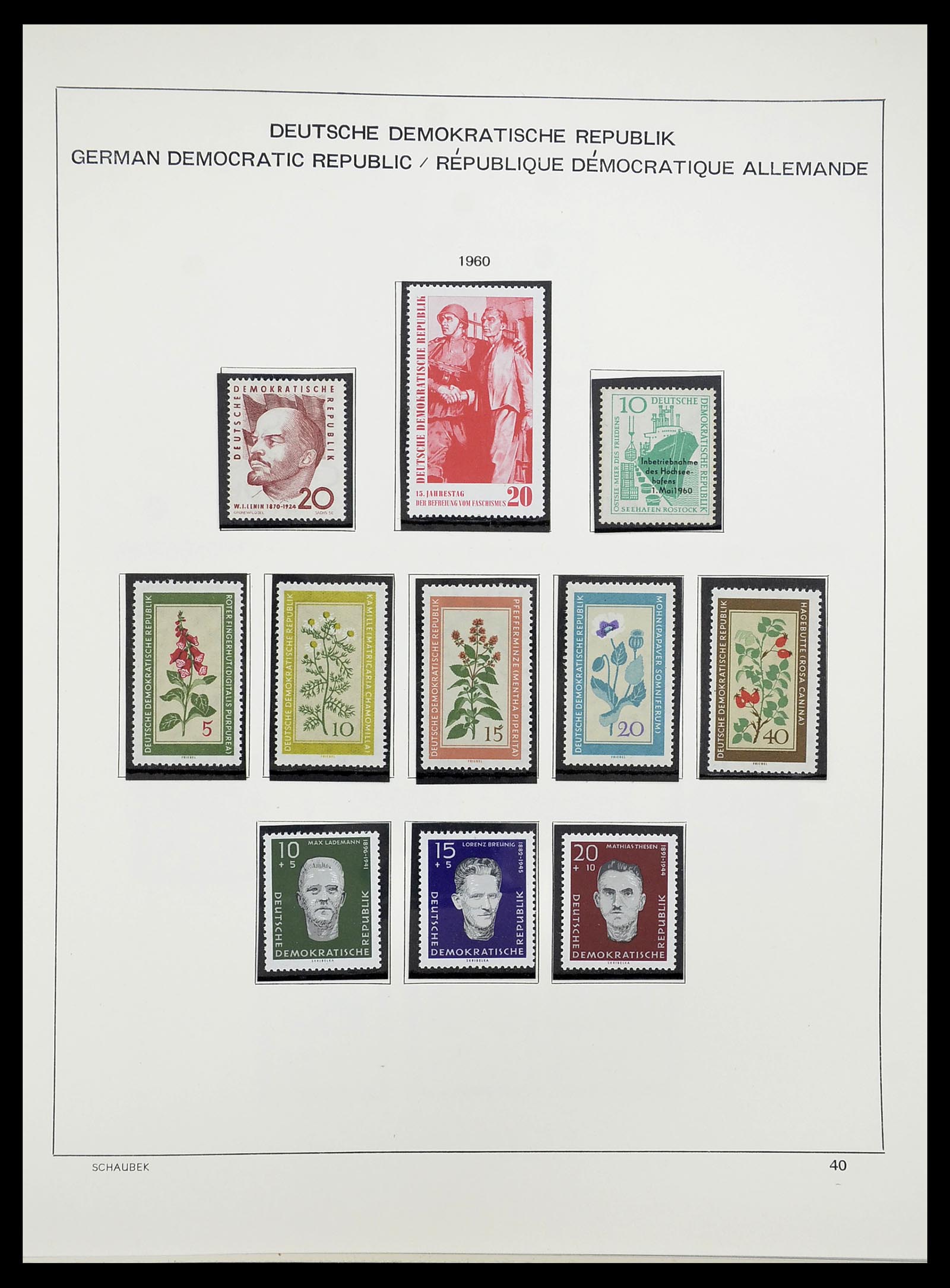 34602 041 - Postzegelverzameling 34602 DDR 1949-1971.