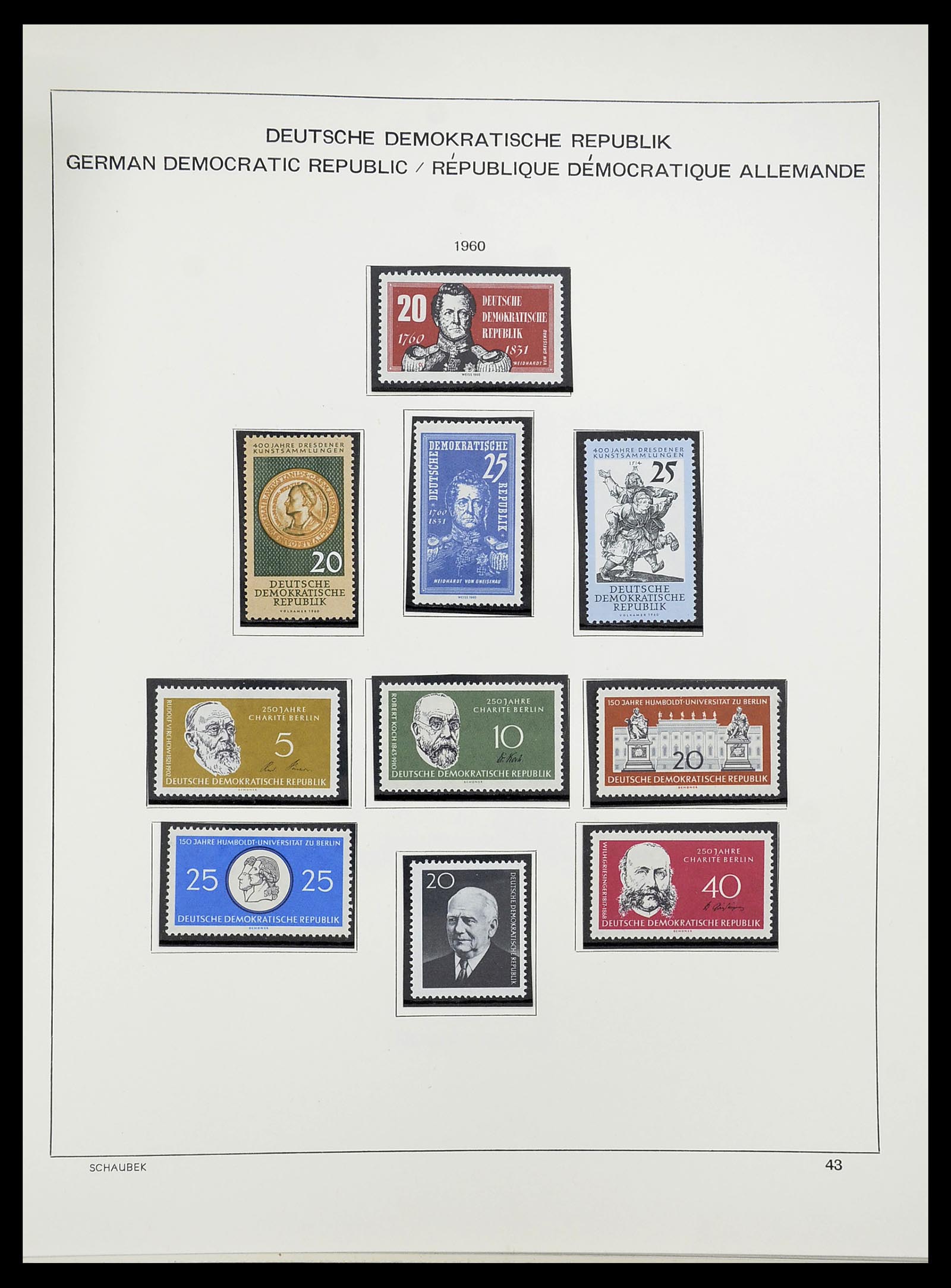 34602 044 - Postzegelverzameling 34602 DDR 1949-1971.