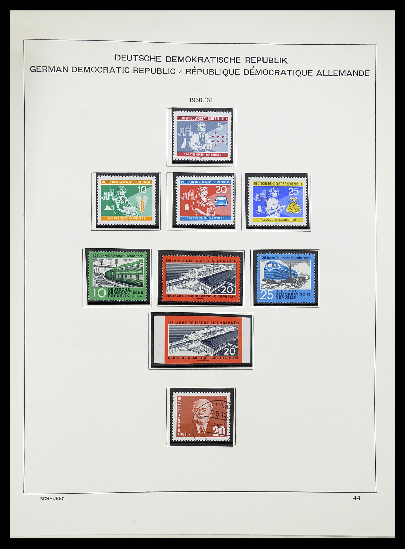 34602 045 - Postzegelverzameling 34602 DDR 1949-1971.