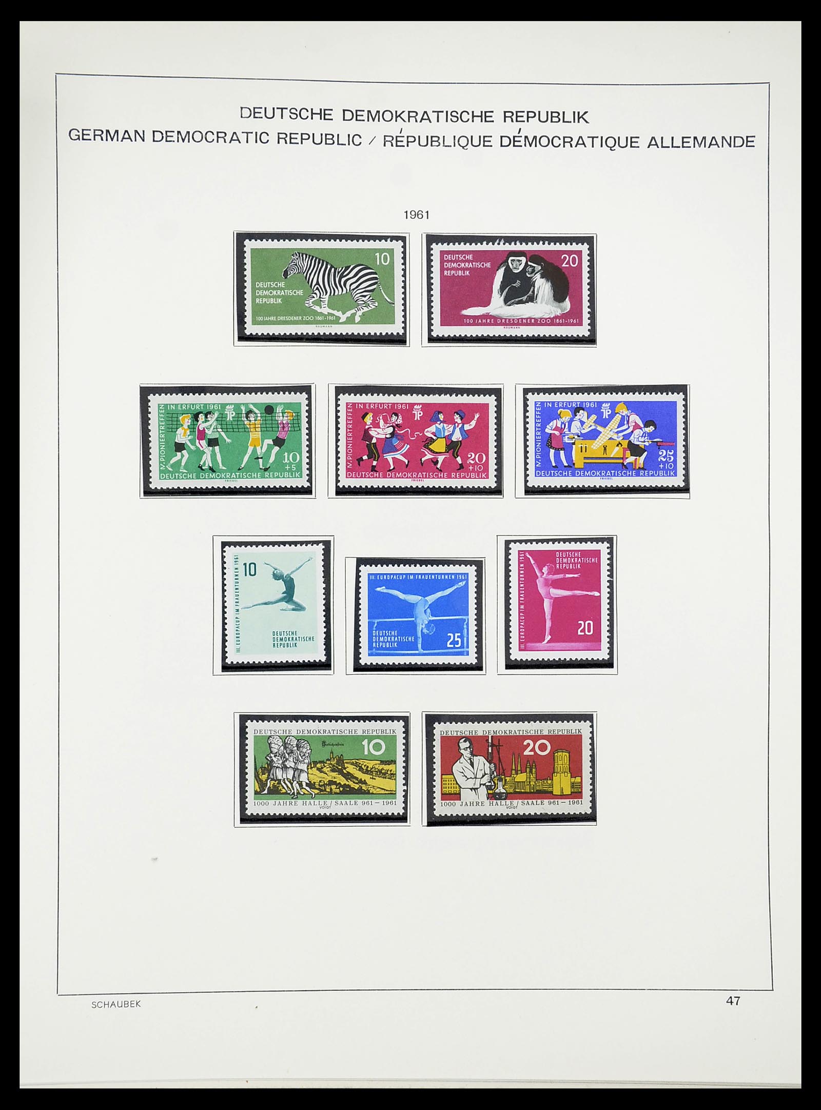 34602 048 - Postzegelverzameling 34602 DDR 1949-1971.