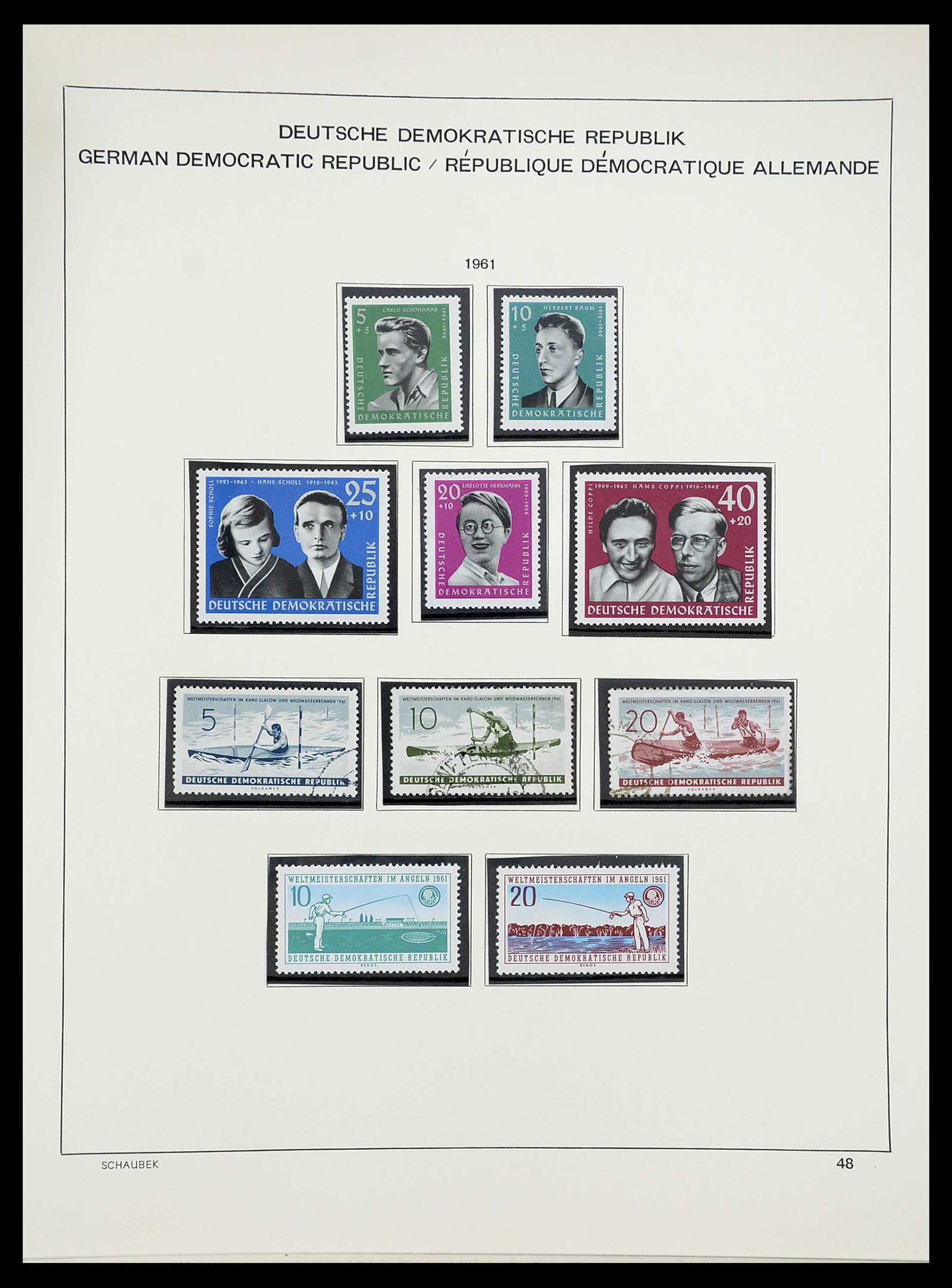 34602 049 - Stamp Collection 34602 GDR 1949-1971.