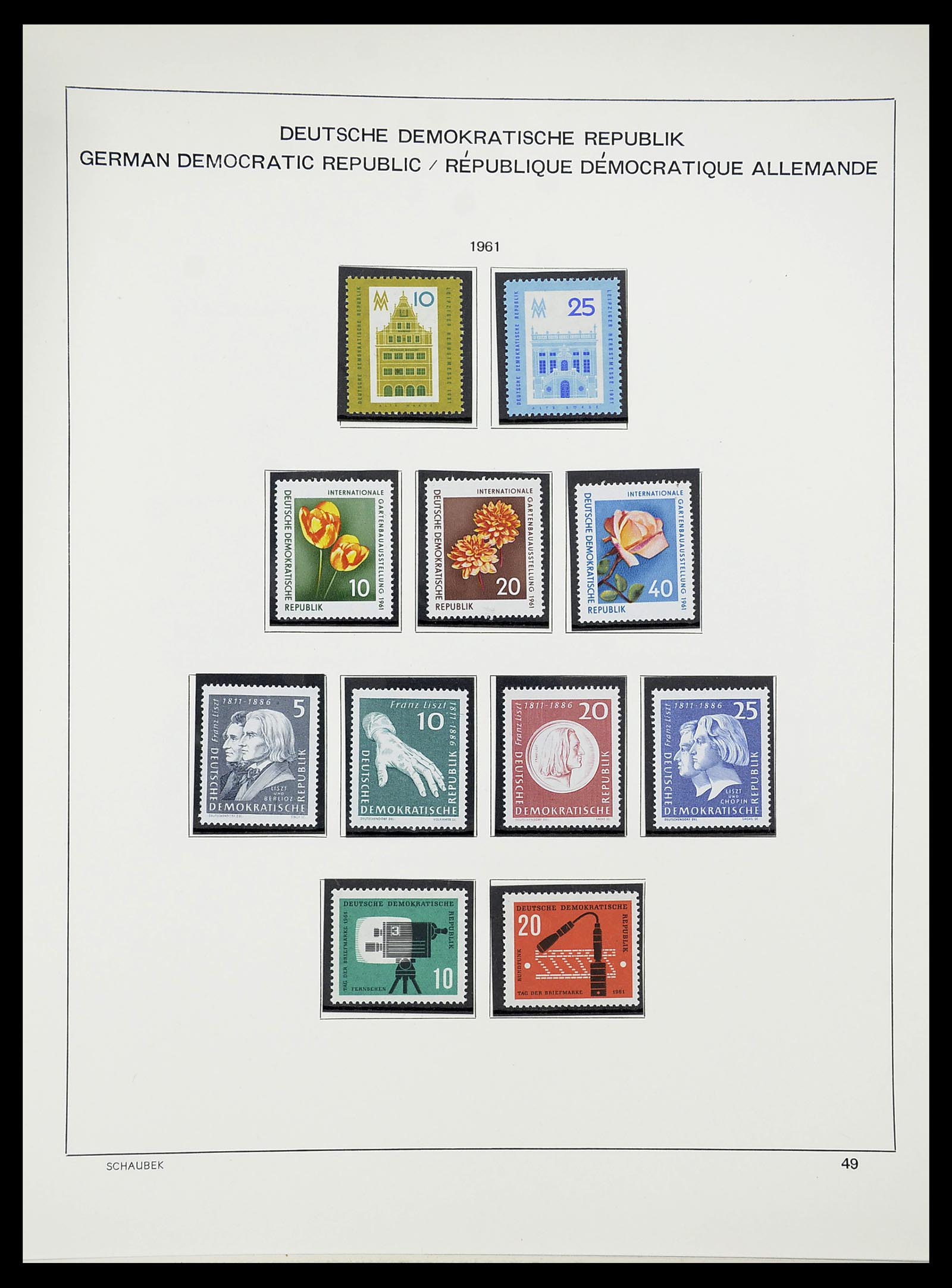 34602 050 - Postzegelverzameling 34602 DDR 1949-1971.