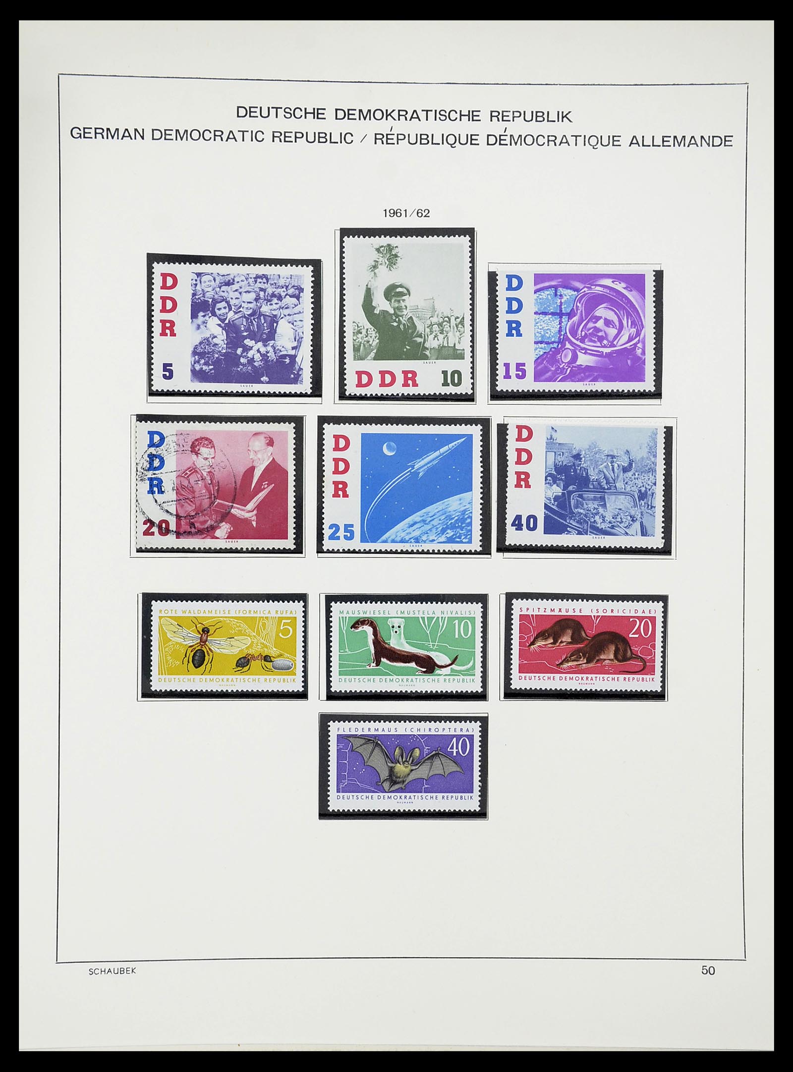 34602 051 - Stamp Collection 34602 GDR 1949-1971.