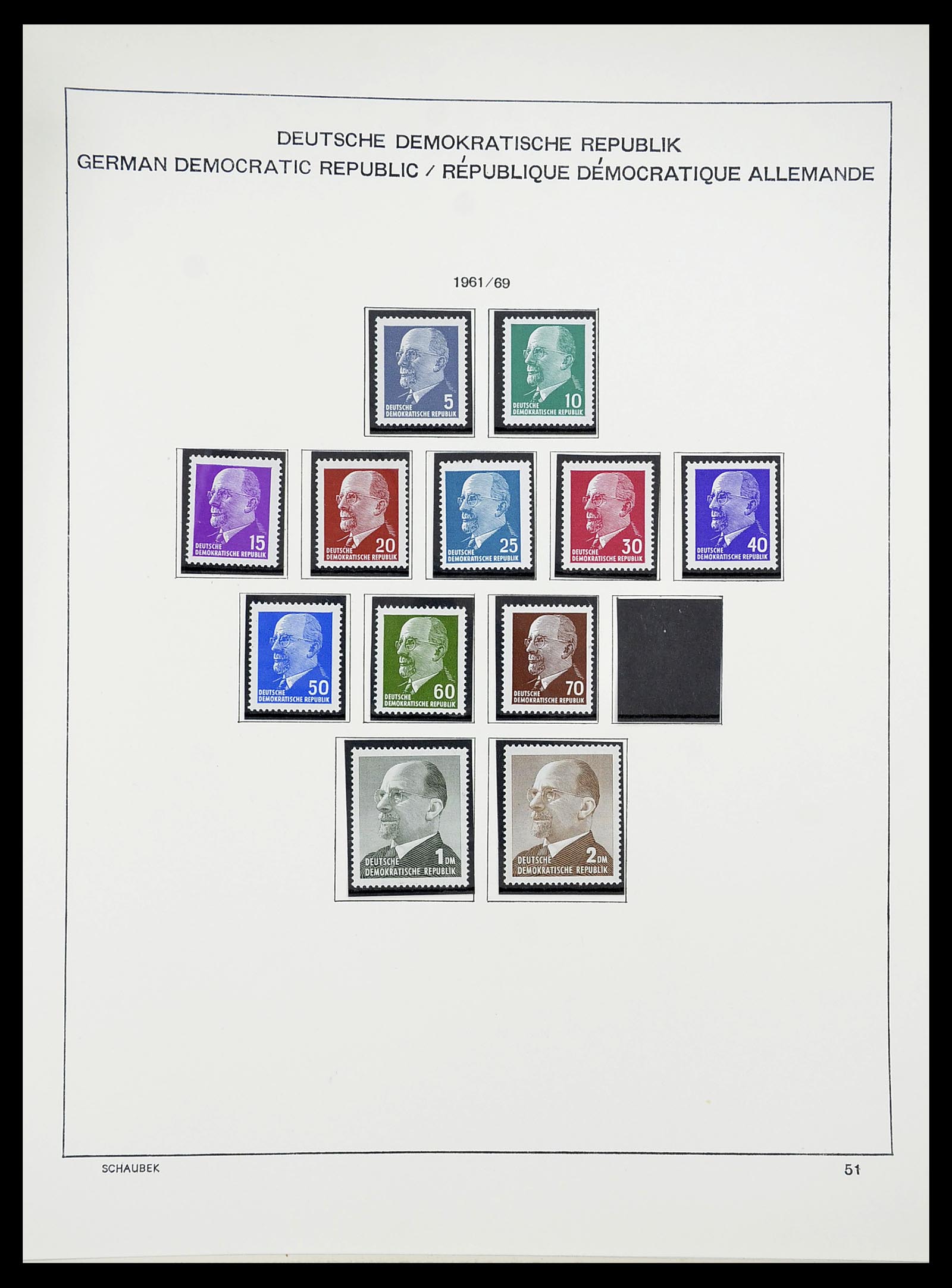 34602 052 - Postzegelverzameling 34602 DDR 1949-1971.