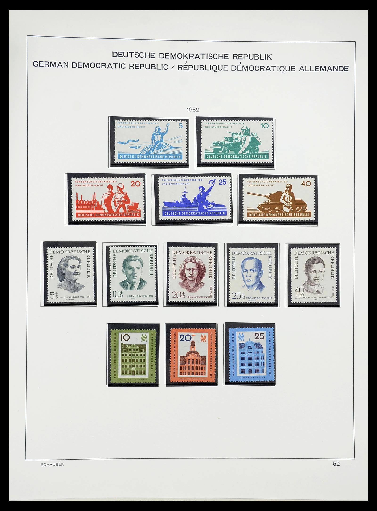 34602 053 - Postzegelverzameling 34602 DDR 1949-1971.